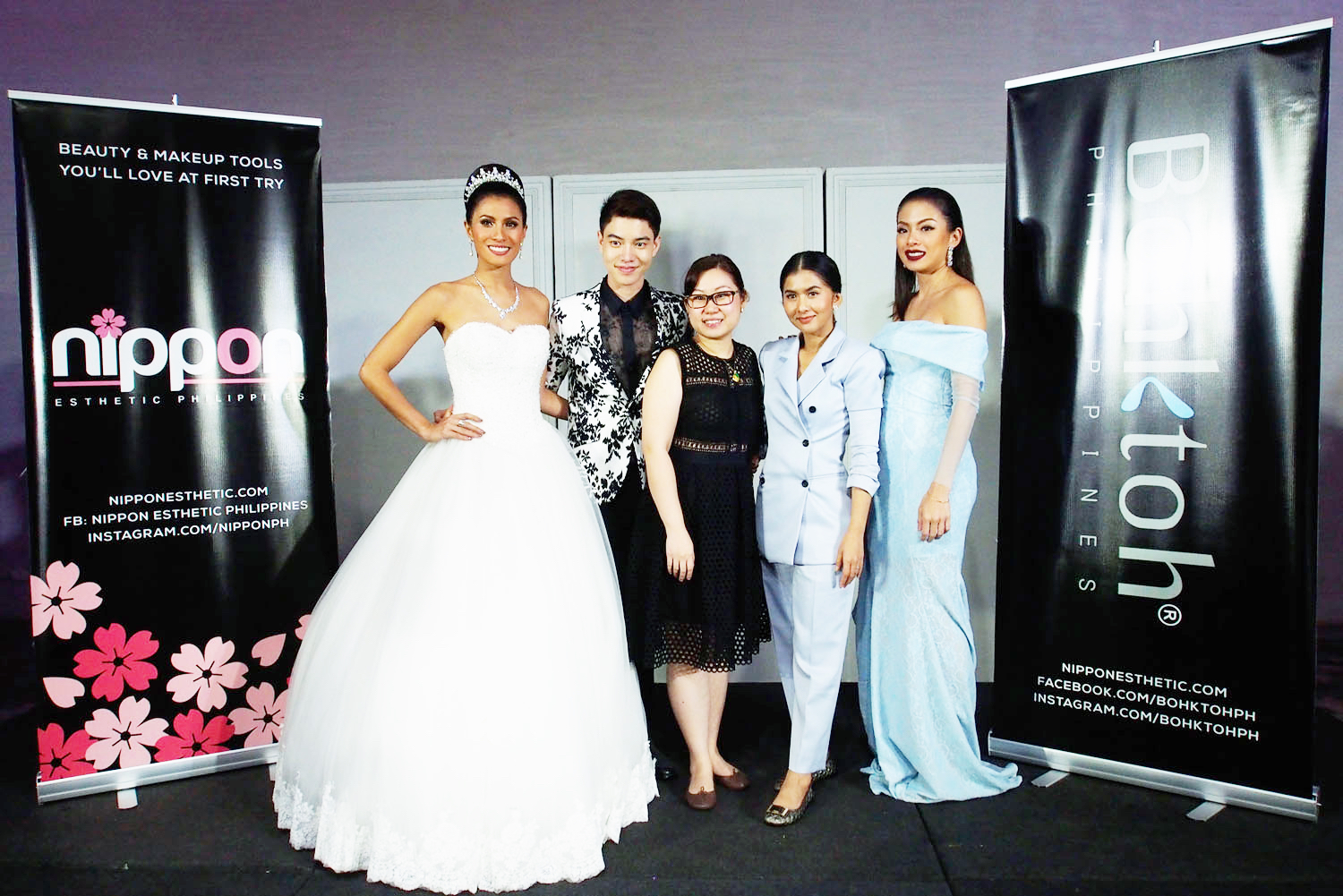 Lia Andrea Ramos, Nongchat, Nippon Esthetic Philippines CEO Sydney Go, Bohktoh Lashes CEO Prang, and Angela See