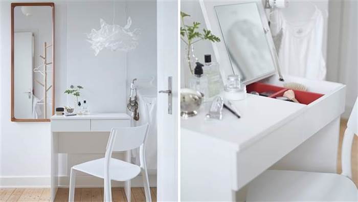 Five Ikea Pieces To Add Your Kikay, Vanity Table And Chair Ikea