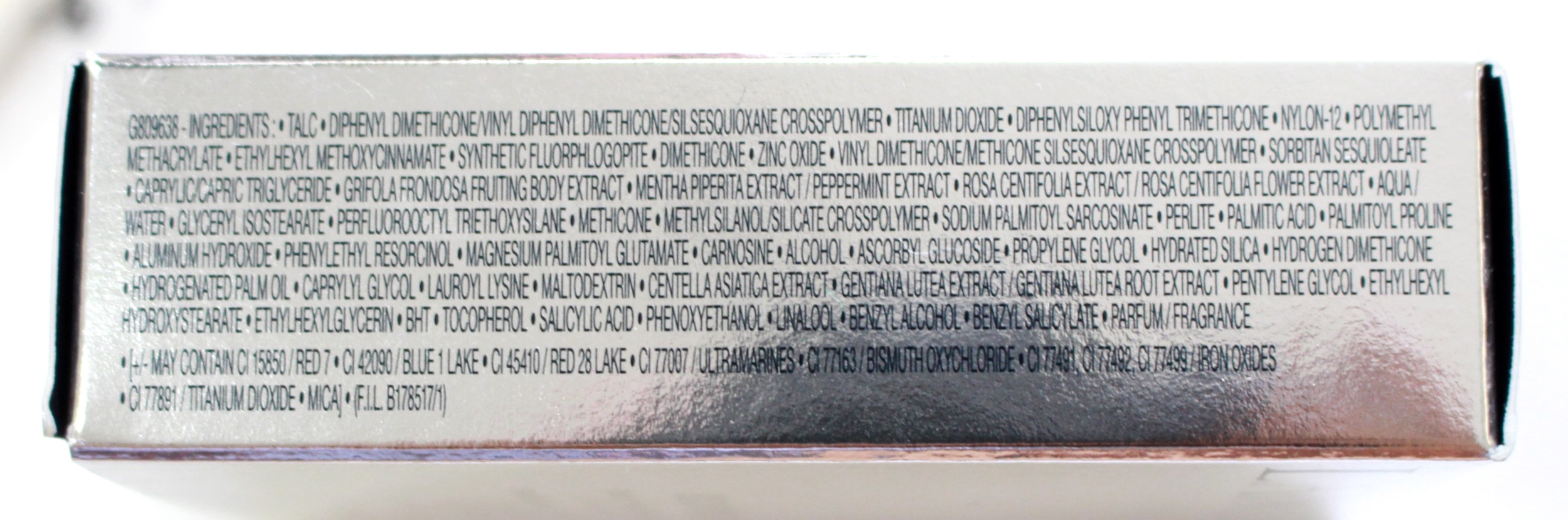 Lancôme Blanc Expert Foundation ingredients