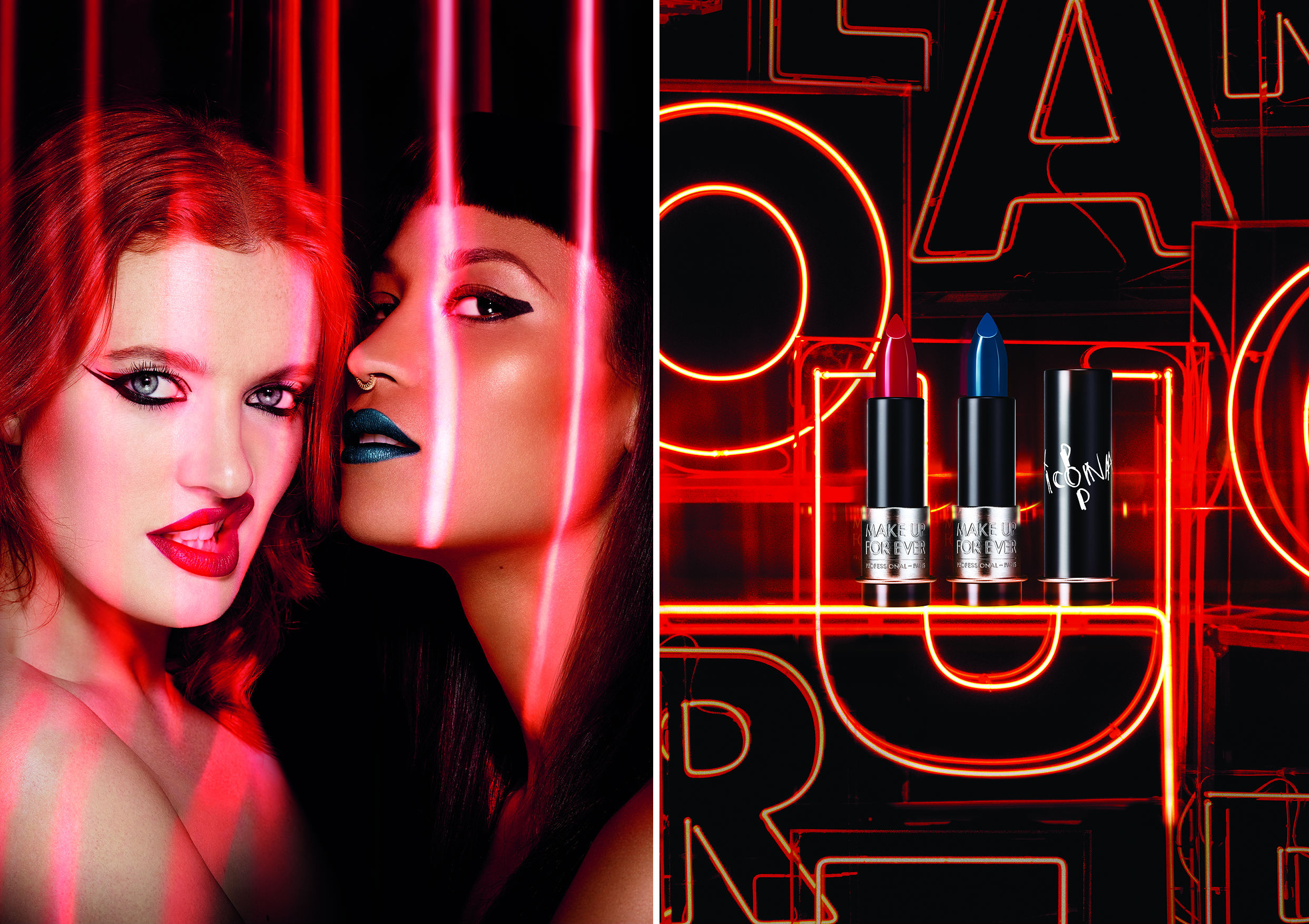 Icona Pop's Caroline Hjelt (in M401) and Aino Jawo (in C603)