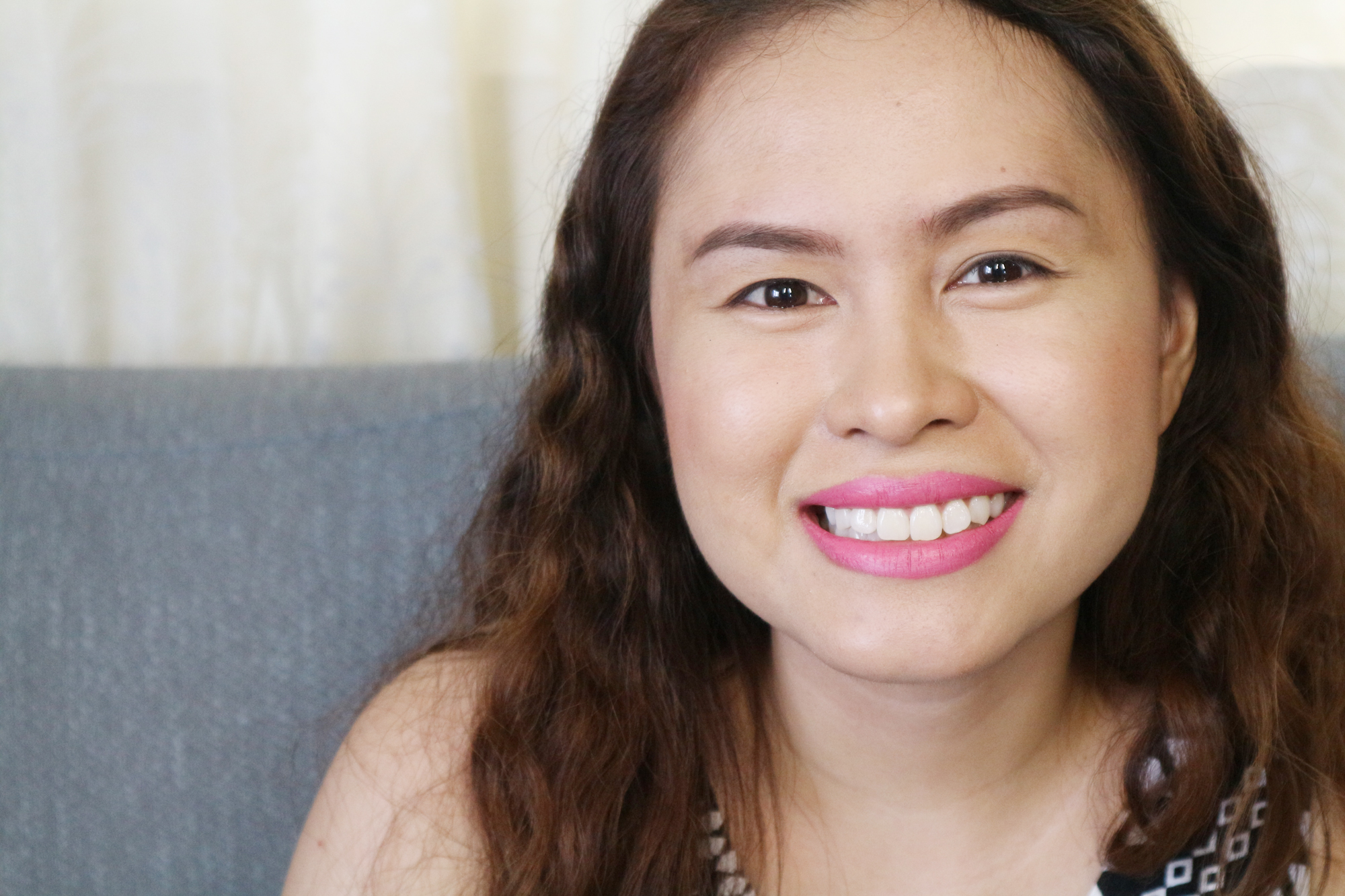 Crystal wearing the Estee Lauder Brow Now All-In-One Brow Kit