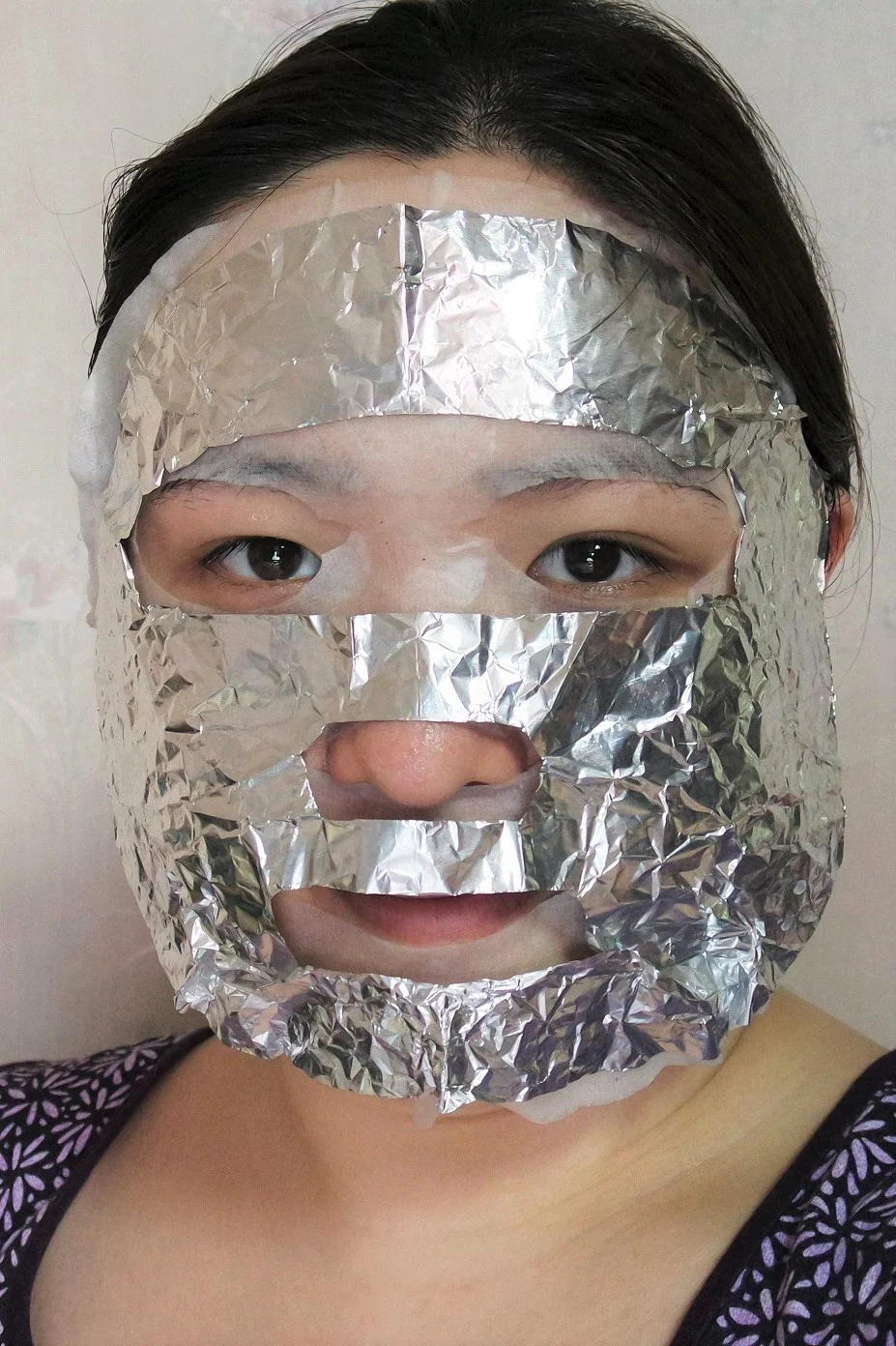 Wait, What? this DIY foil mask will maximize your precious sheets