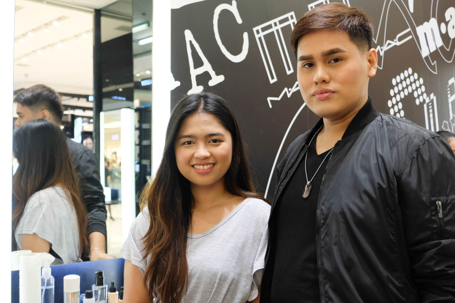 After my MAC shade matching session with artist Beny Reginaldo