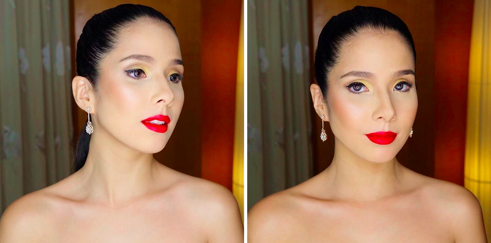 Jigs' perfect cat eye look on Maxene Magalona / image via @jigsmayuga on Instagram