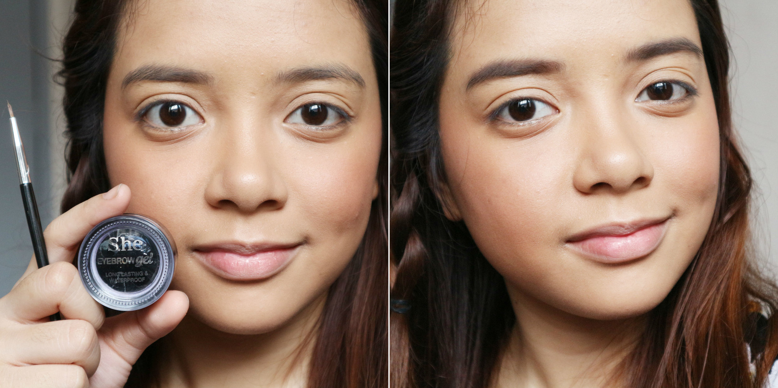 I know it looks a little strong without eye makeup on, but just wait!