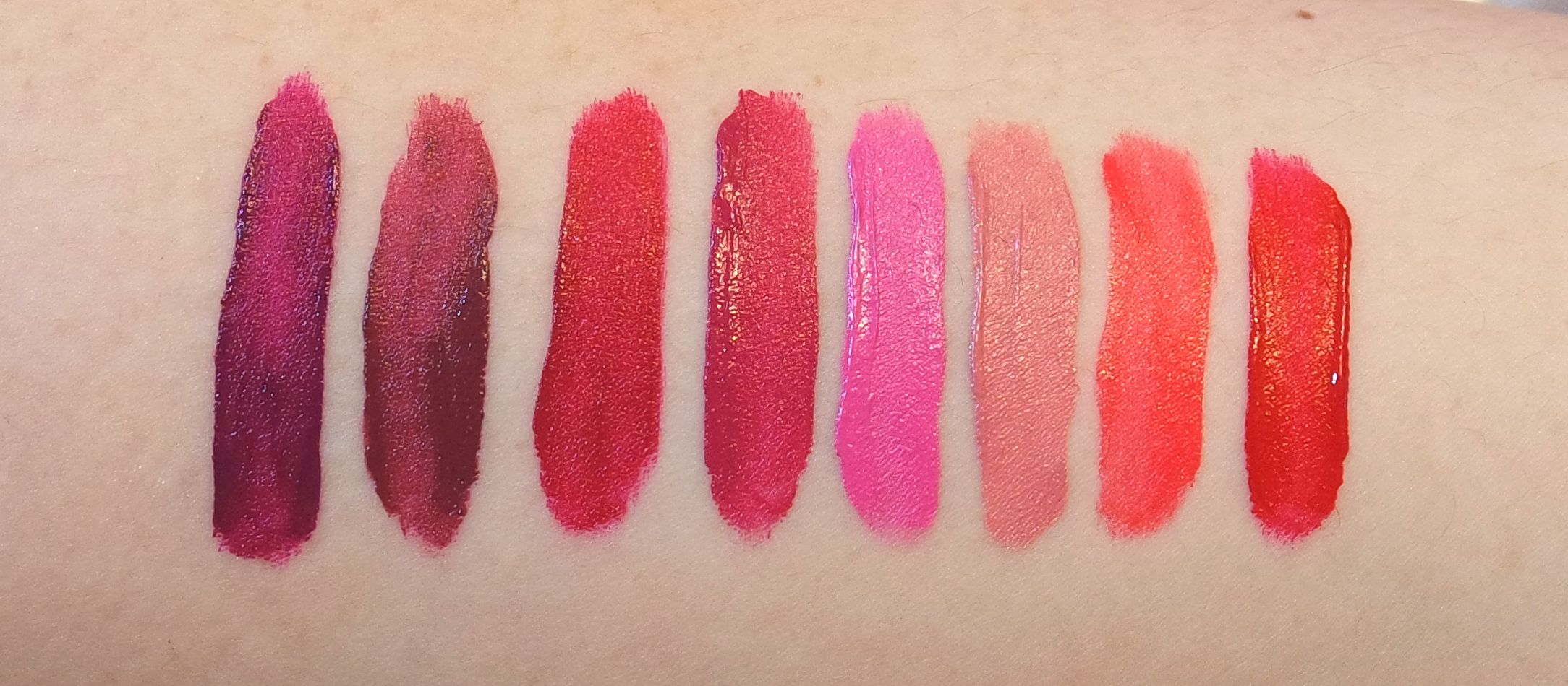 From left: Black Licorice Pop, Boom Pop, Candied Apple Pop, Sweetheart Pop, Petal Pop, Cake Pop, Ripe Pop, Flame Pop