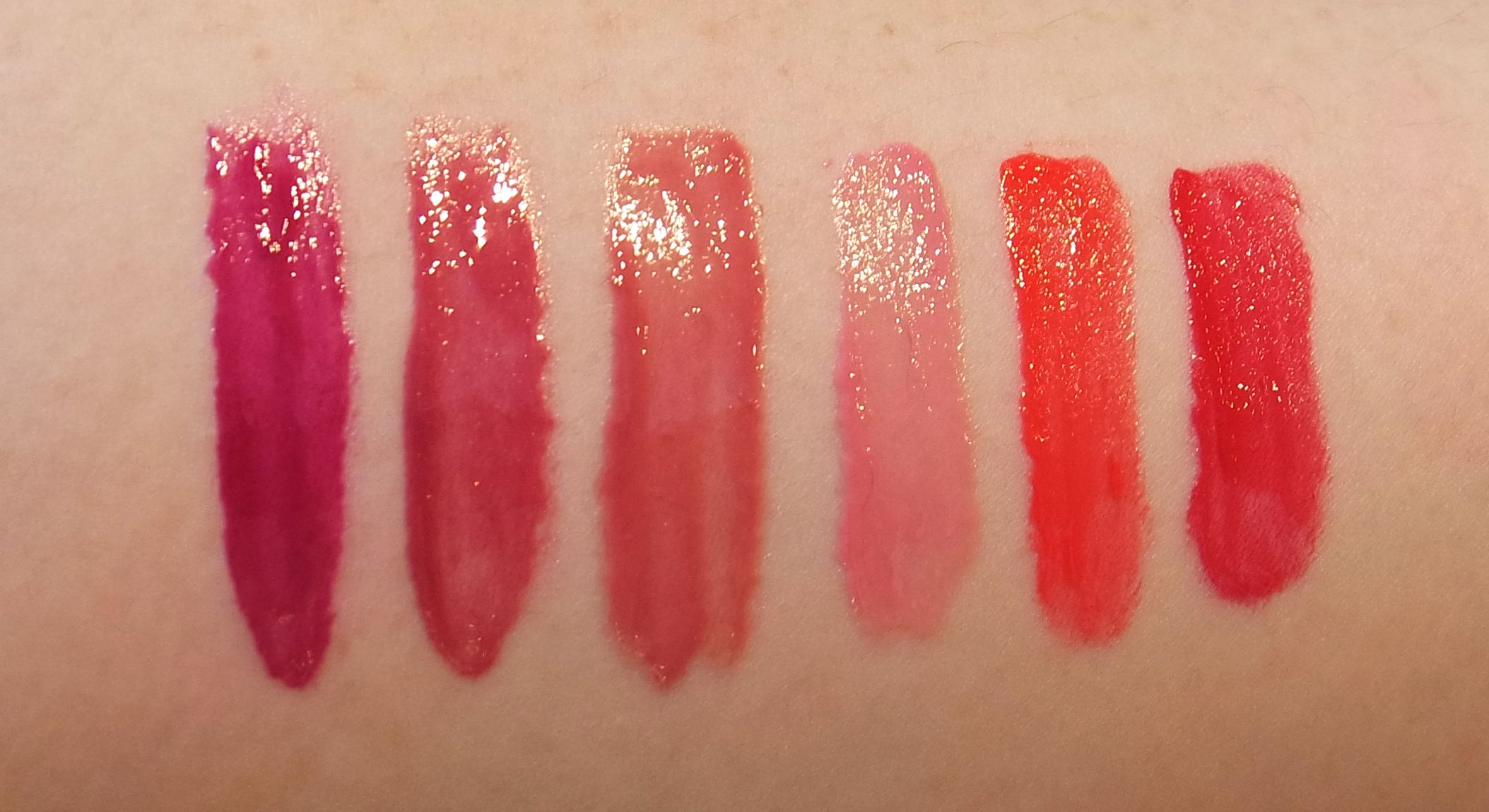 From left: Peace Pop, Love Pop, Cocoa Pop, Wink Pop, Happy Pop, and Lava Pop