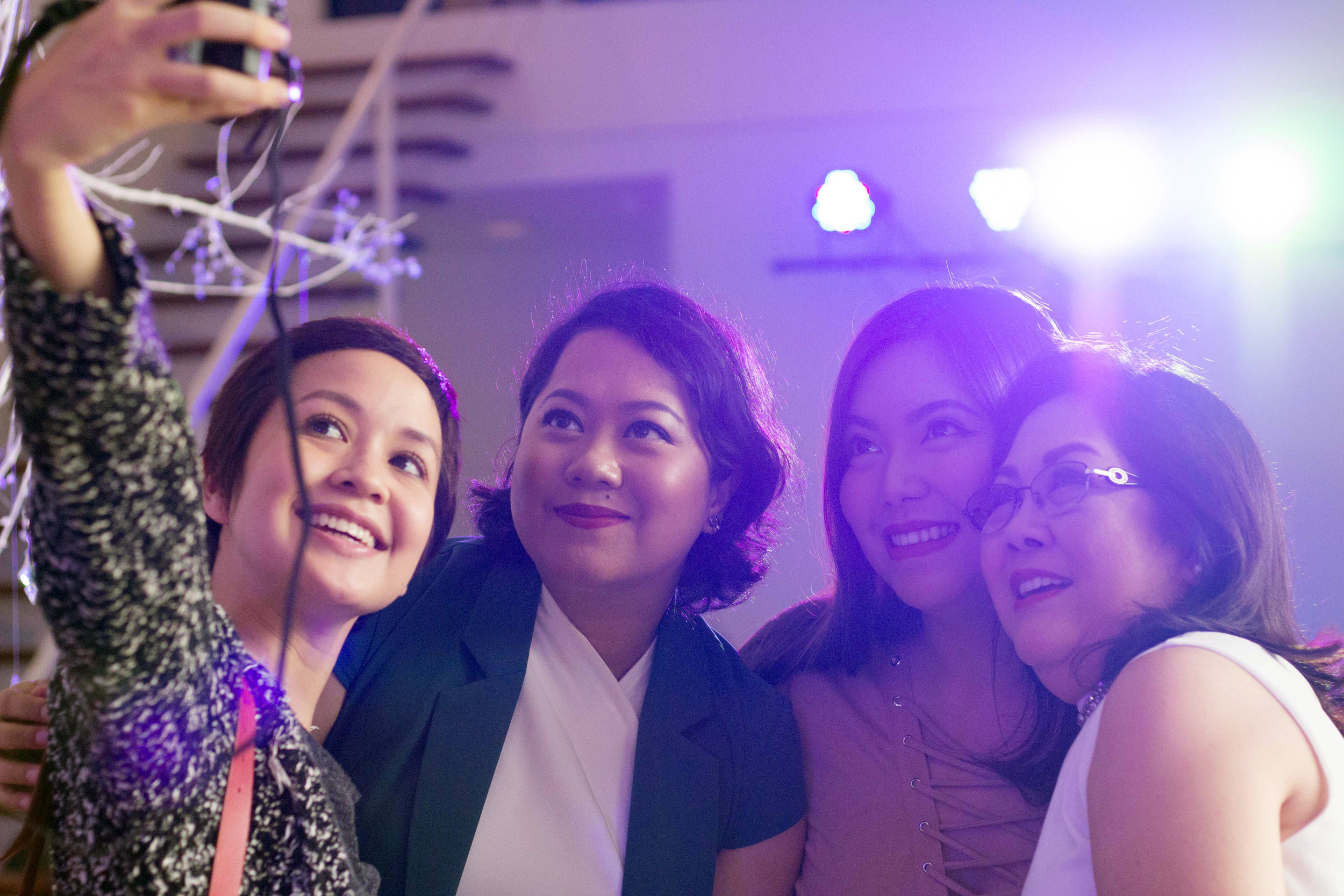 Blogger Julia Arenas, Liz, vlogger Say Tioco, and Ms. Eileen de Guzman