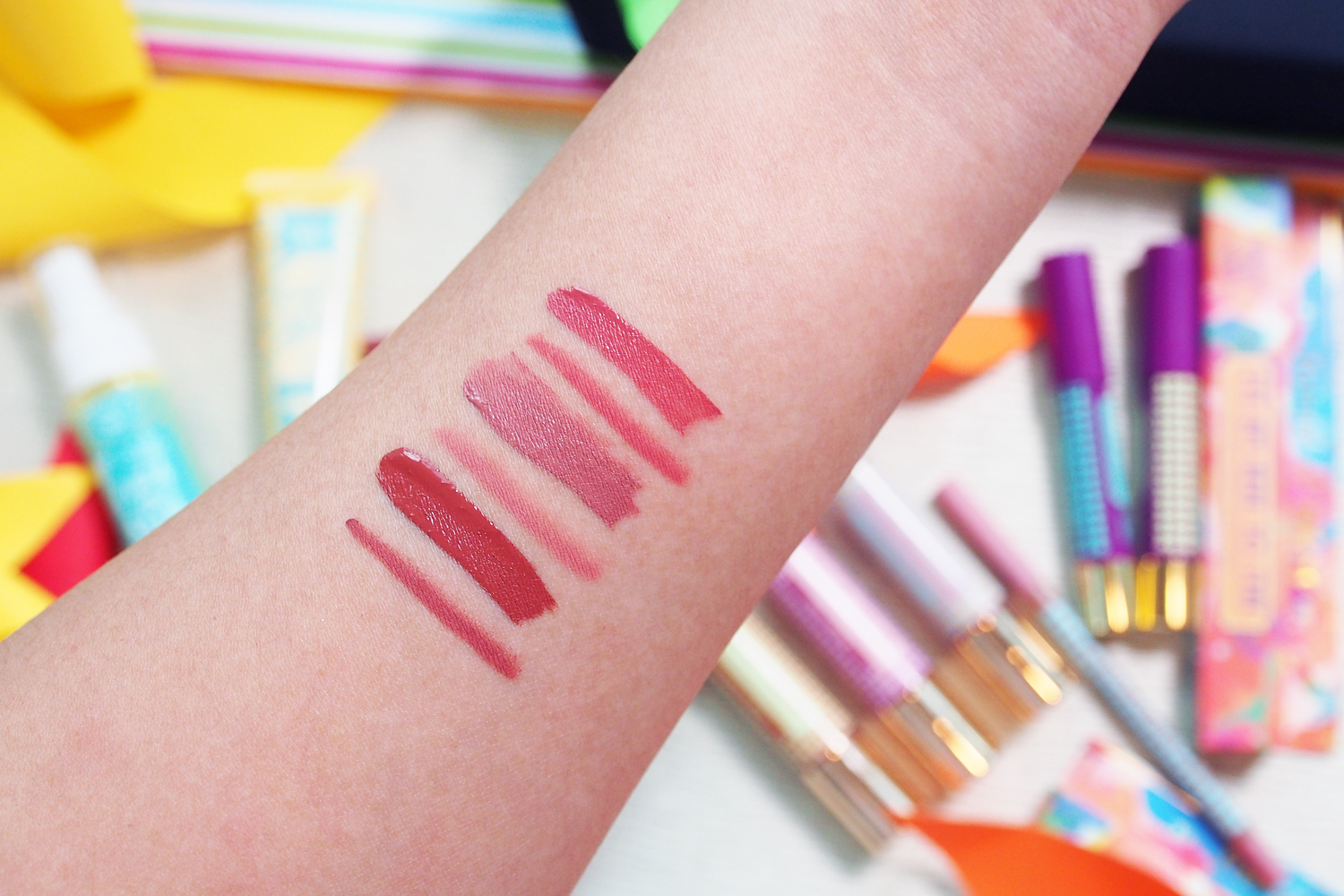 Left to right: Dance All Day, The Morning After, and Honeymoon Glow