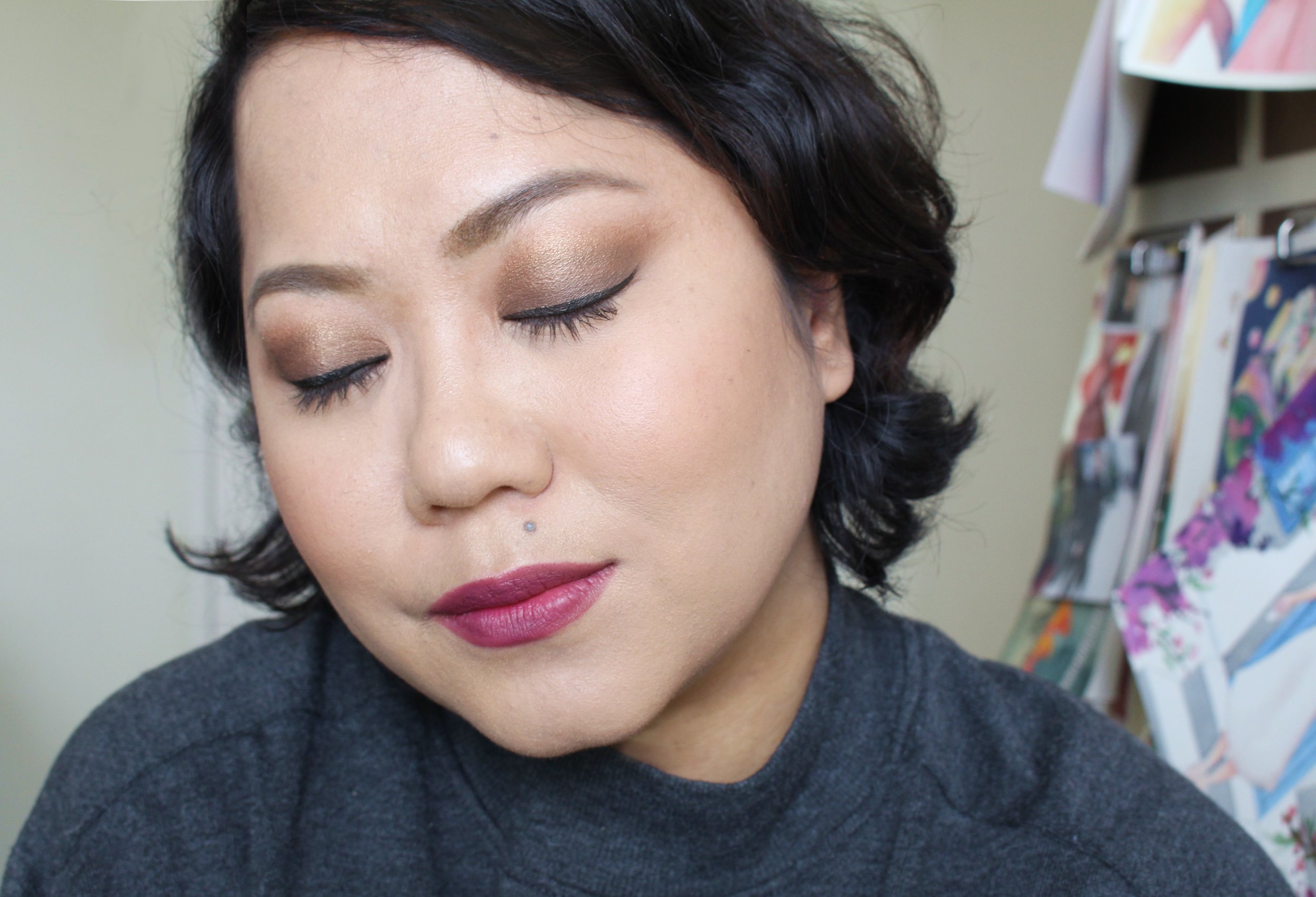 Soft and stylishly thick brows