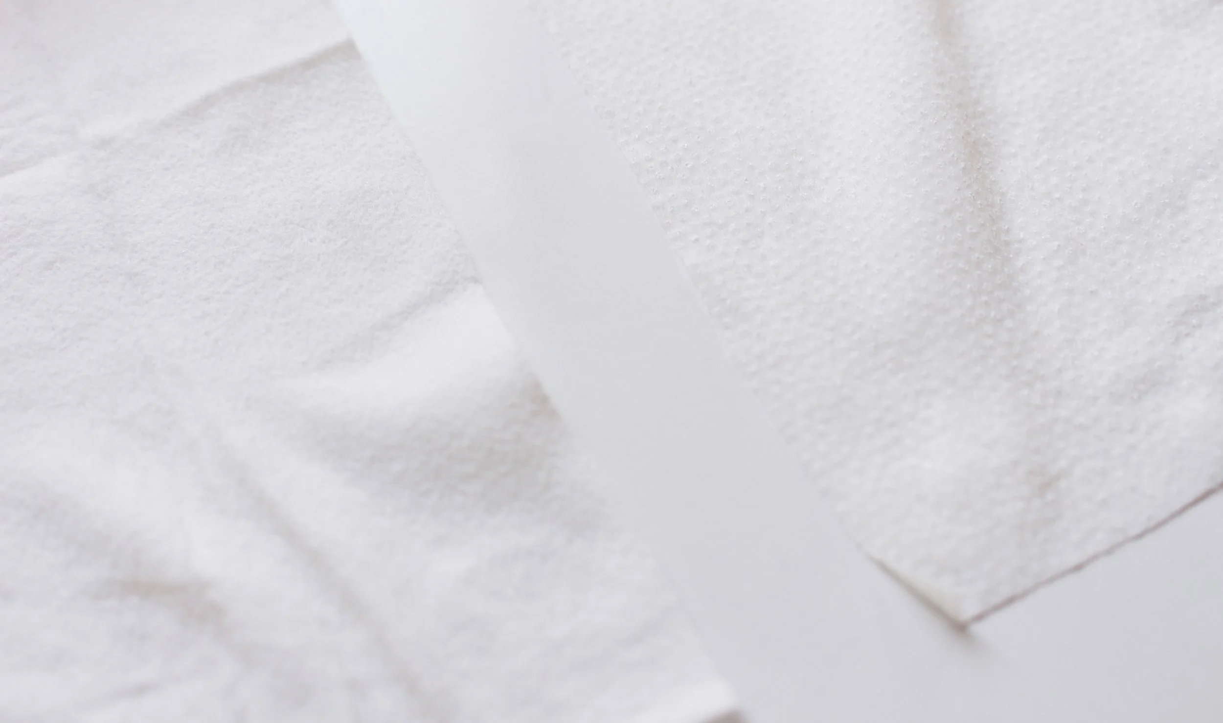 Left: Pomegranate Cleansing Wipes / Right: Green Tea Exfoliating Wipes