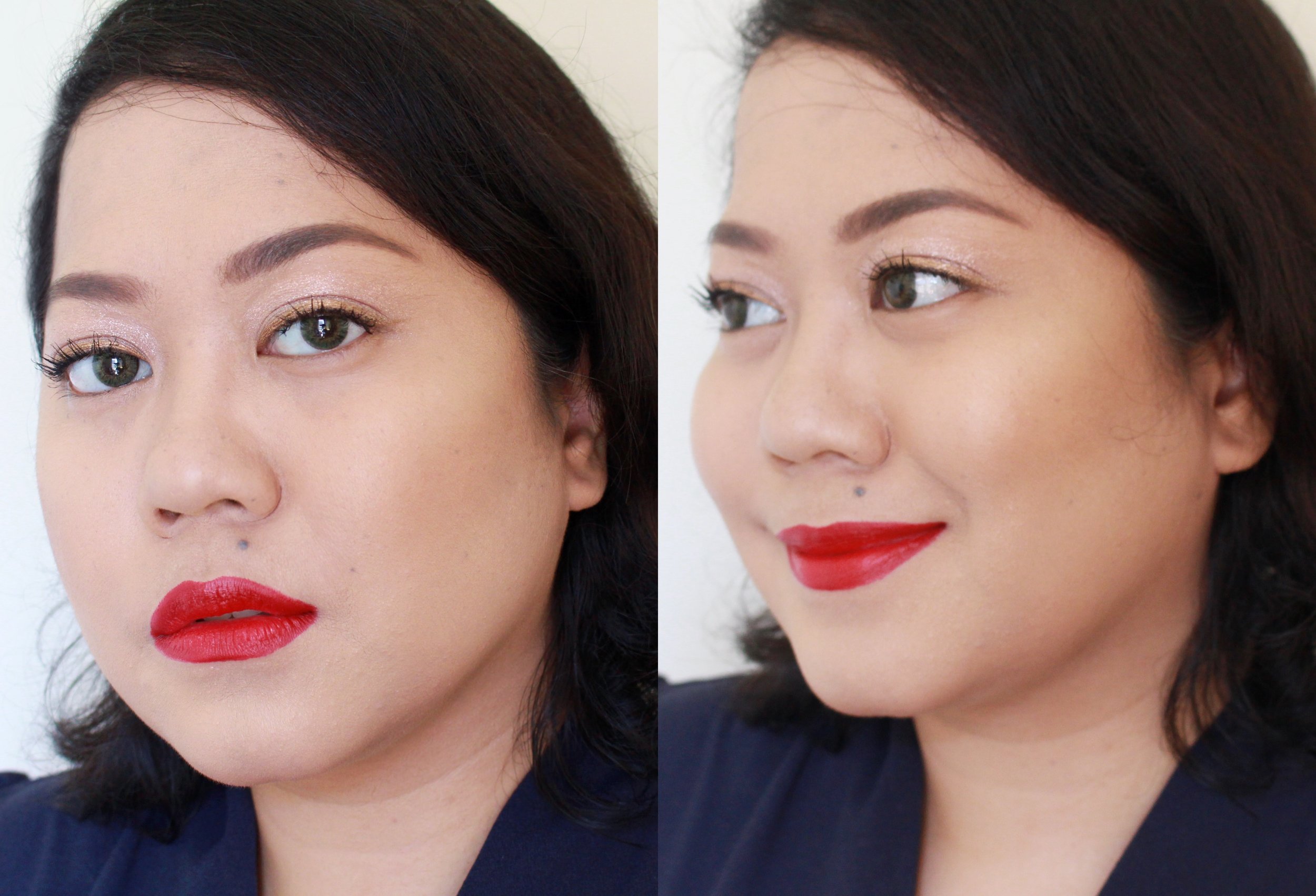 In this look, I'm using a mix of 310 Warm Golden and 340 Early Tan