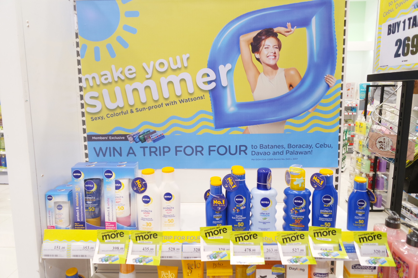 Buy sunscreen and win a trip to wear it on!