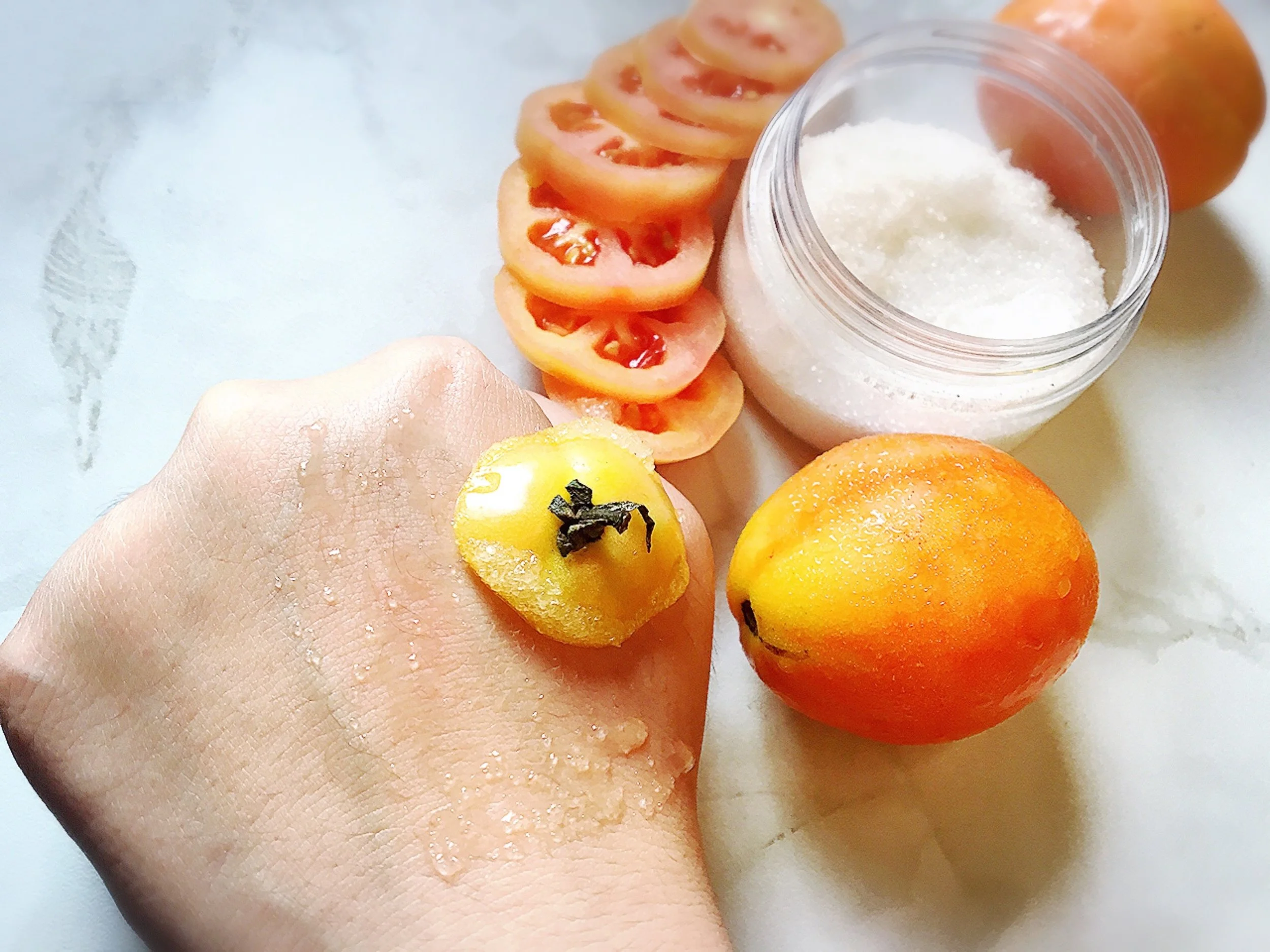 Cheap but surprisingly good A DIY Sugar Tomato Scrub — Project Vanity
