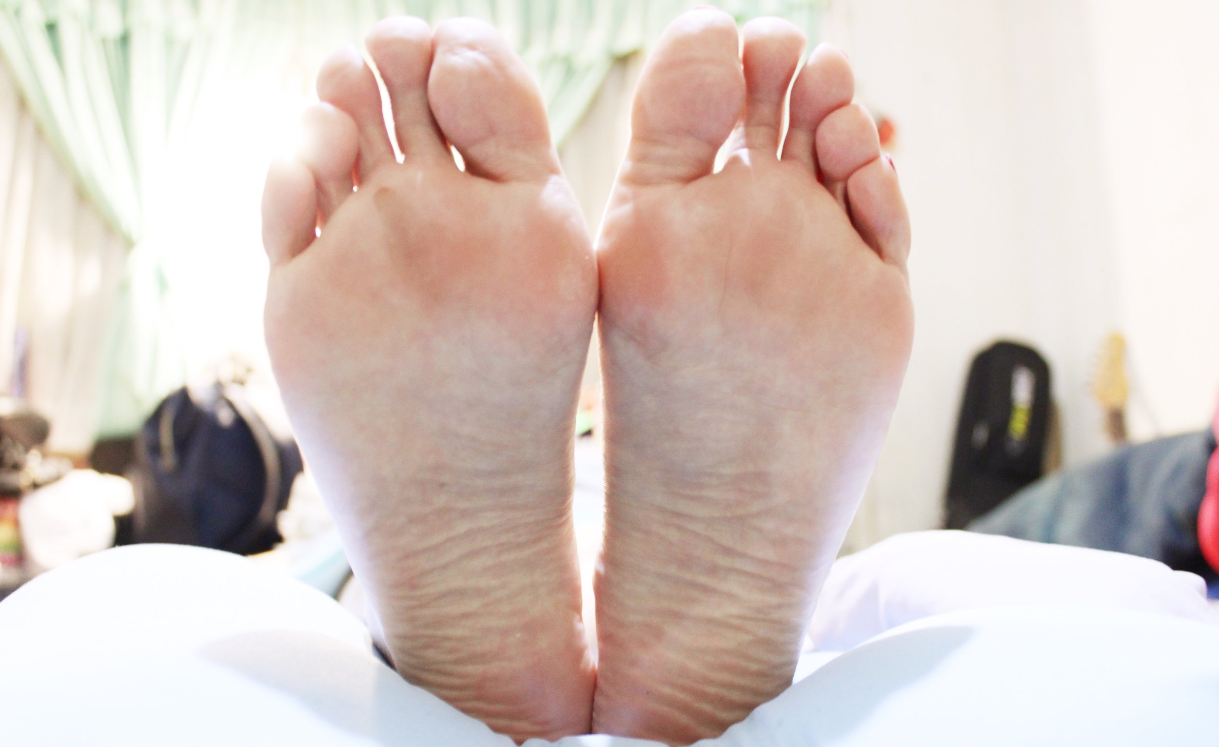 Baby feet, achieved.