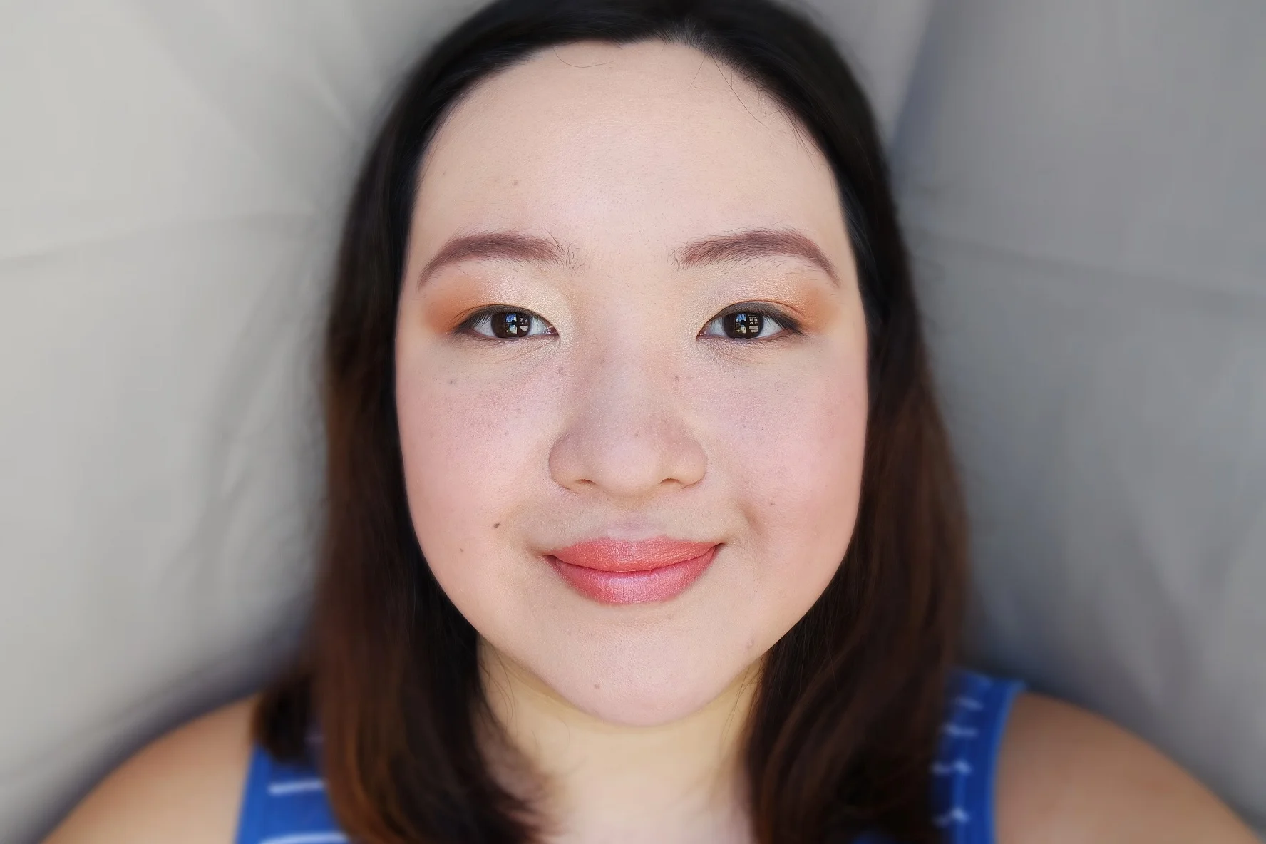 Shimmery Lipstick in Crystal Coral