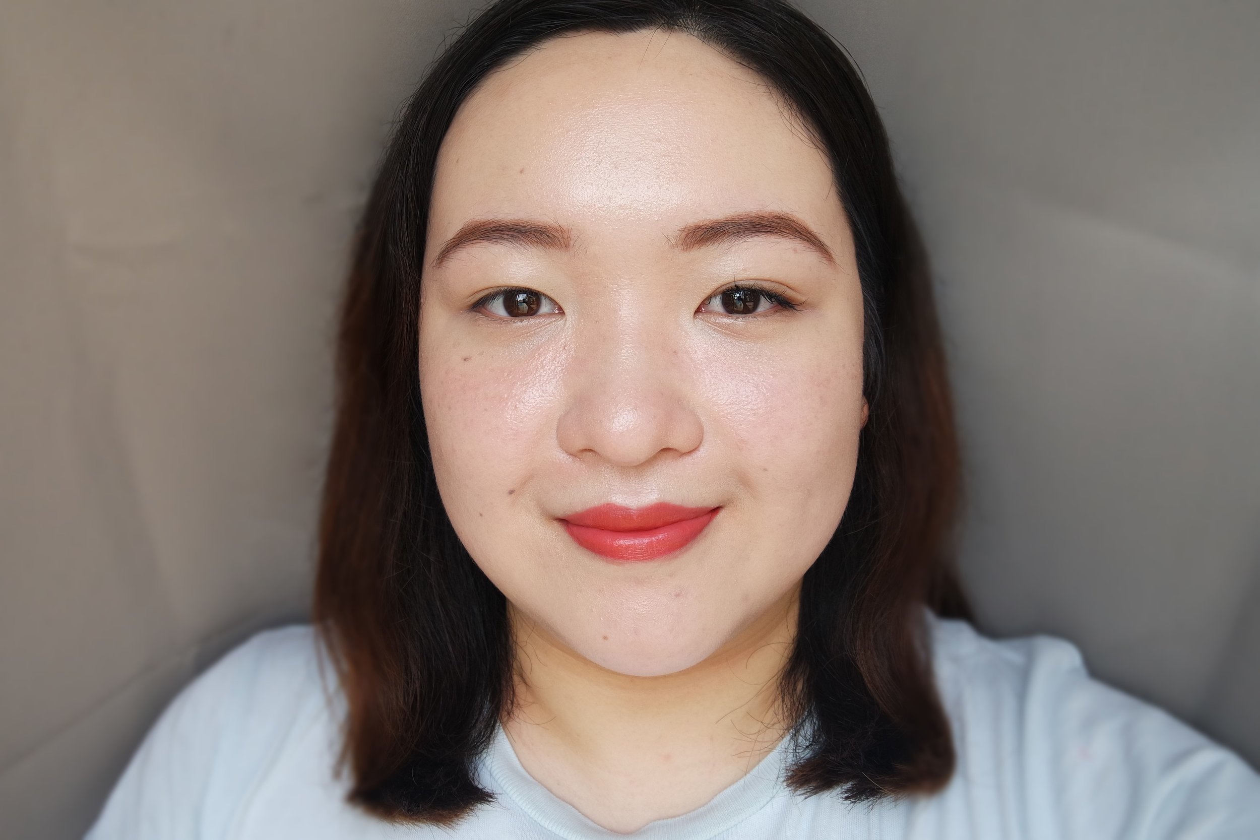 Wearing Peripera Peri’s Ink Velvet in Dollish Beige Rose