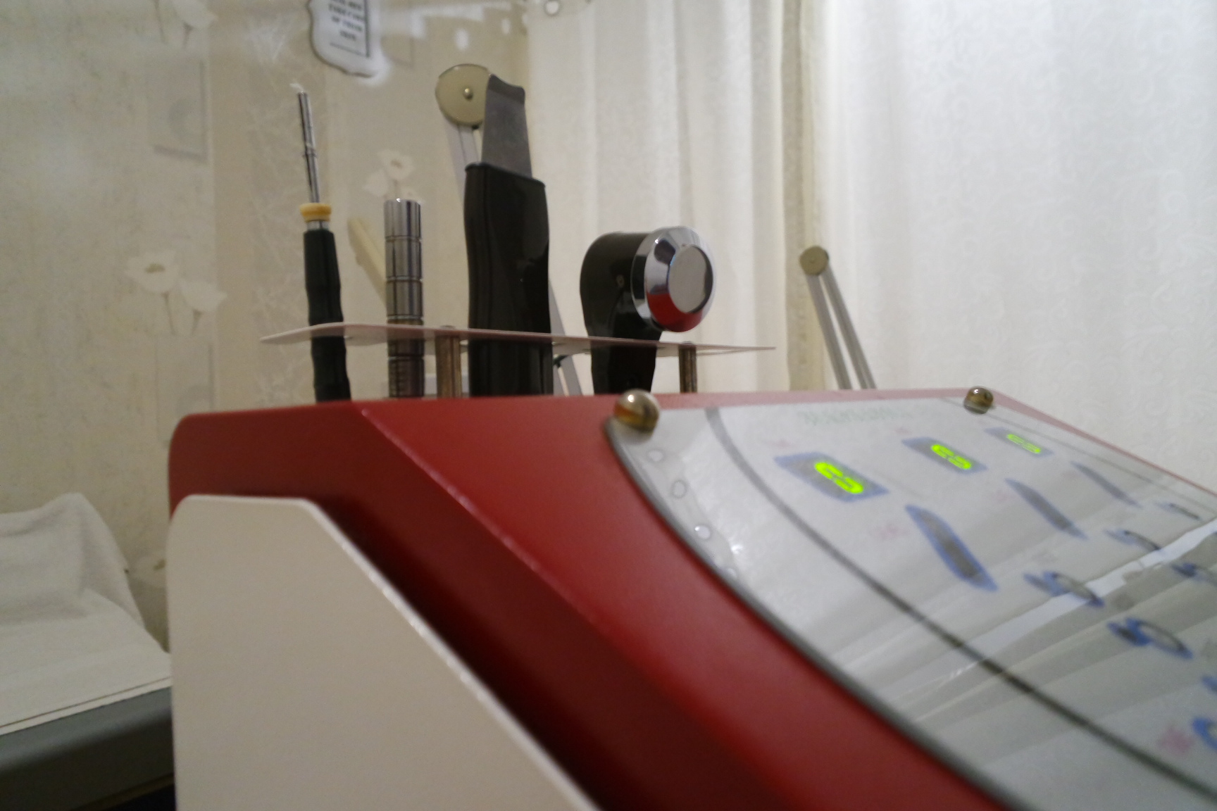 The machine and its various attachments