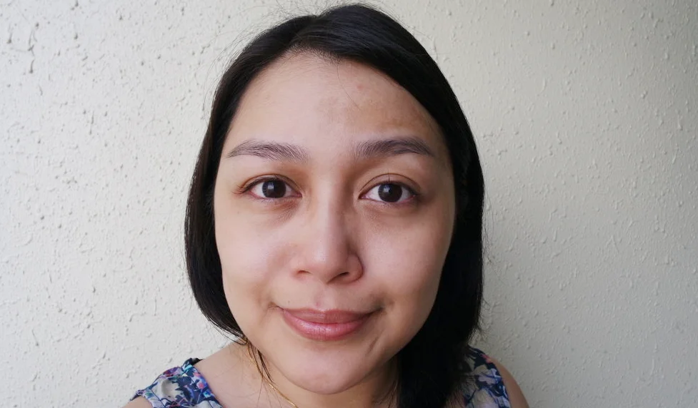 Before masking: looking ashy and eyebag-y with only 4 hours of sleep
