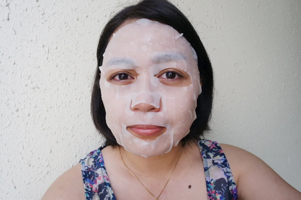 A good fit: the mask cut-outs fit my features well and the flap stayed flat against my nose