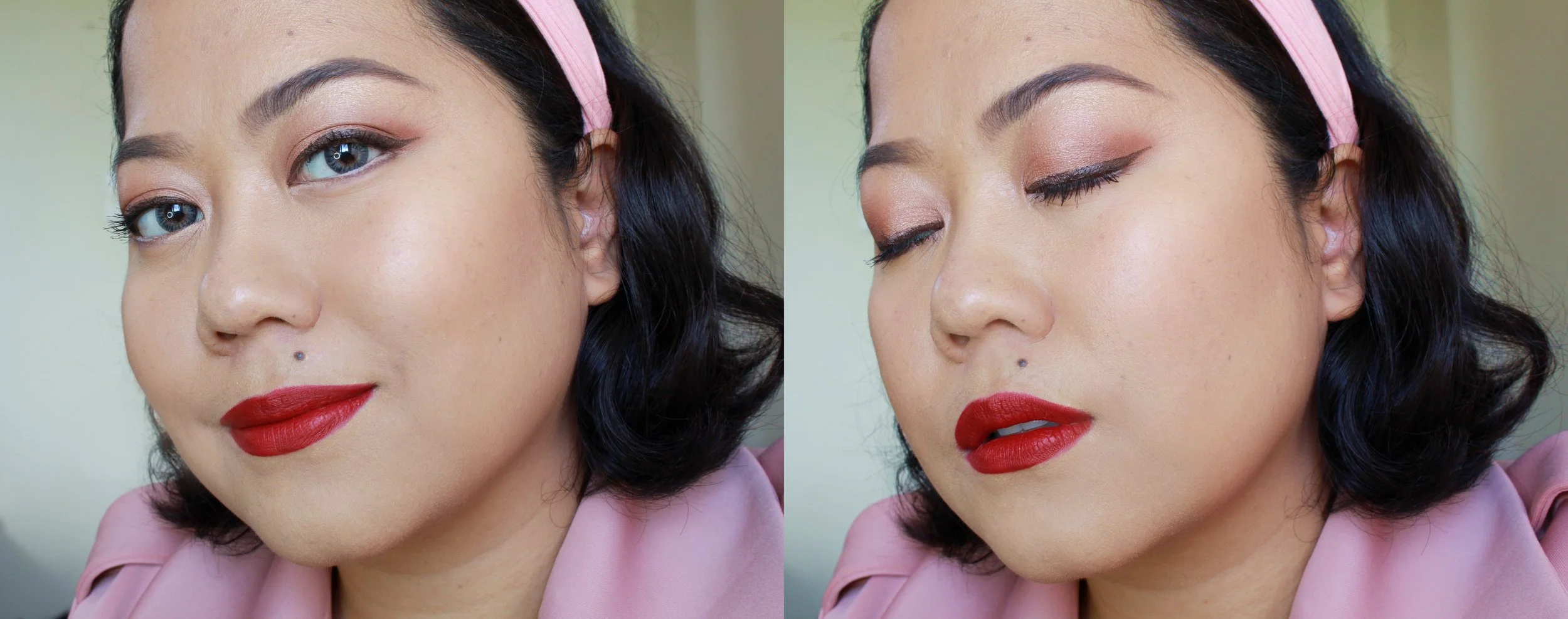 Wearing the Make Up For Ever Ink Liner in M-62