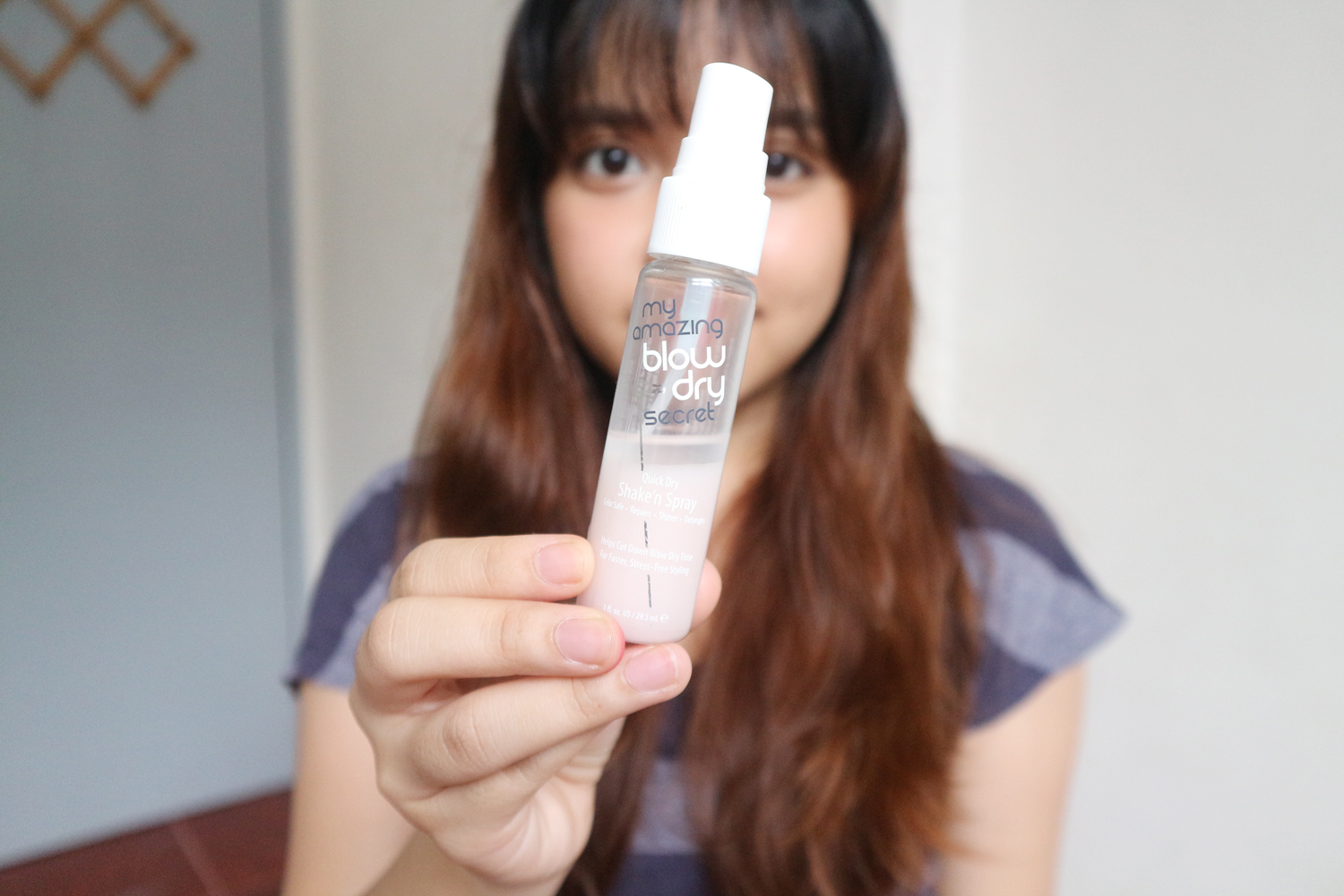This hair spray from last year’s Naughty and Nice Kit has lasted me forever!