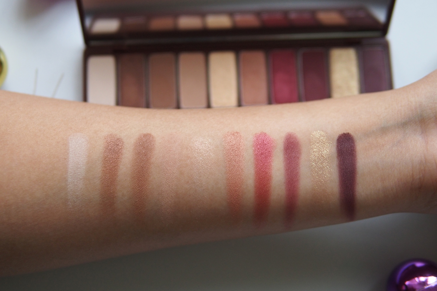 Swatches, from left: Camembert Brie Cheese, The Last Leaf, Oak Barrel, Wine Cork, Rose Sparkling Holic, Marathon, Wine Burgundy, Soulmate, Dress Code : Bling, Bordeaux Wine