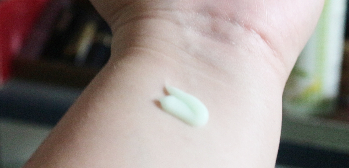 The Body Jelly looks like lotion but has a gel consistency.