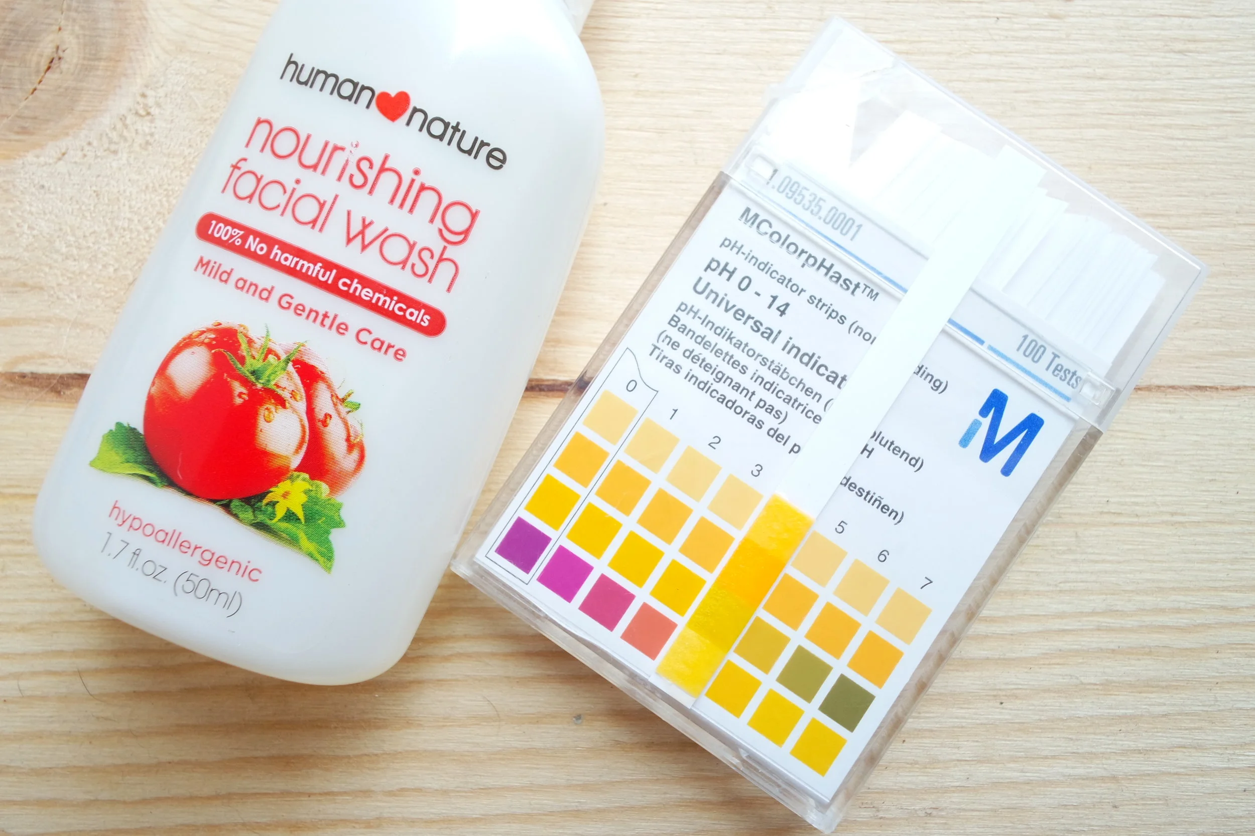 human nature tea tree facial wash