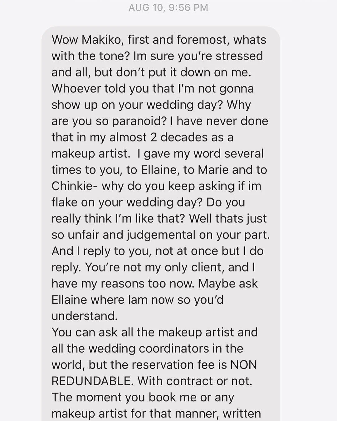 The Rb Chanco Issue What To Expect From Your Makeup Artist