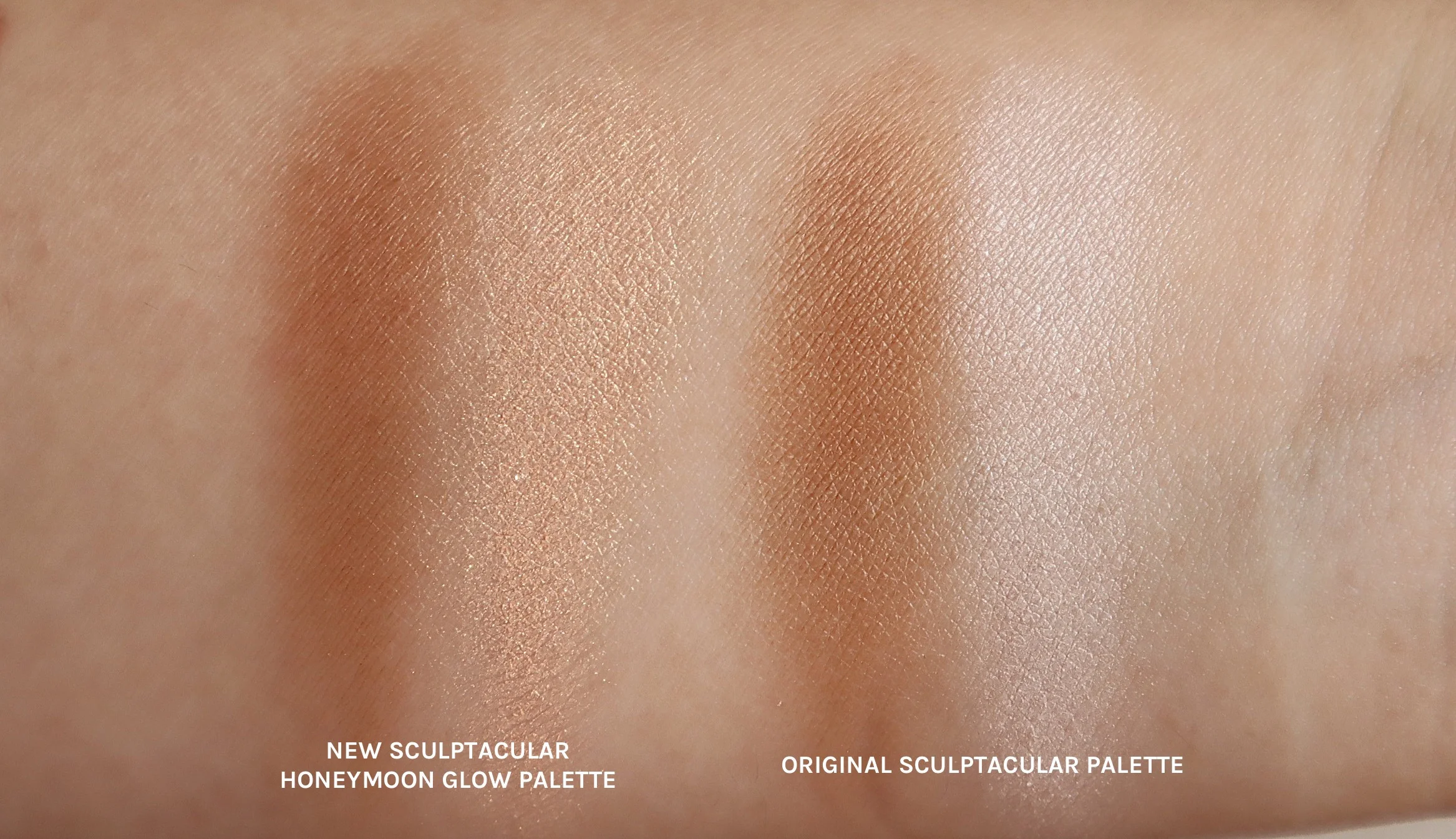 The contour shade is still the same but the highlighter has changed