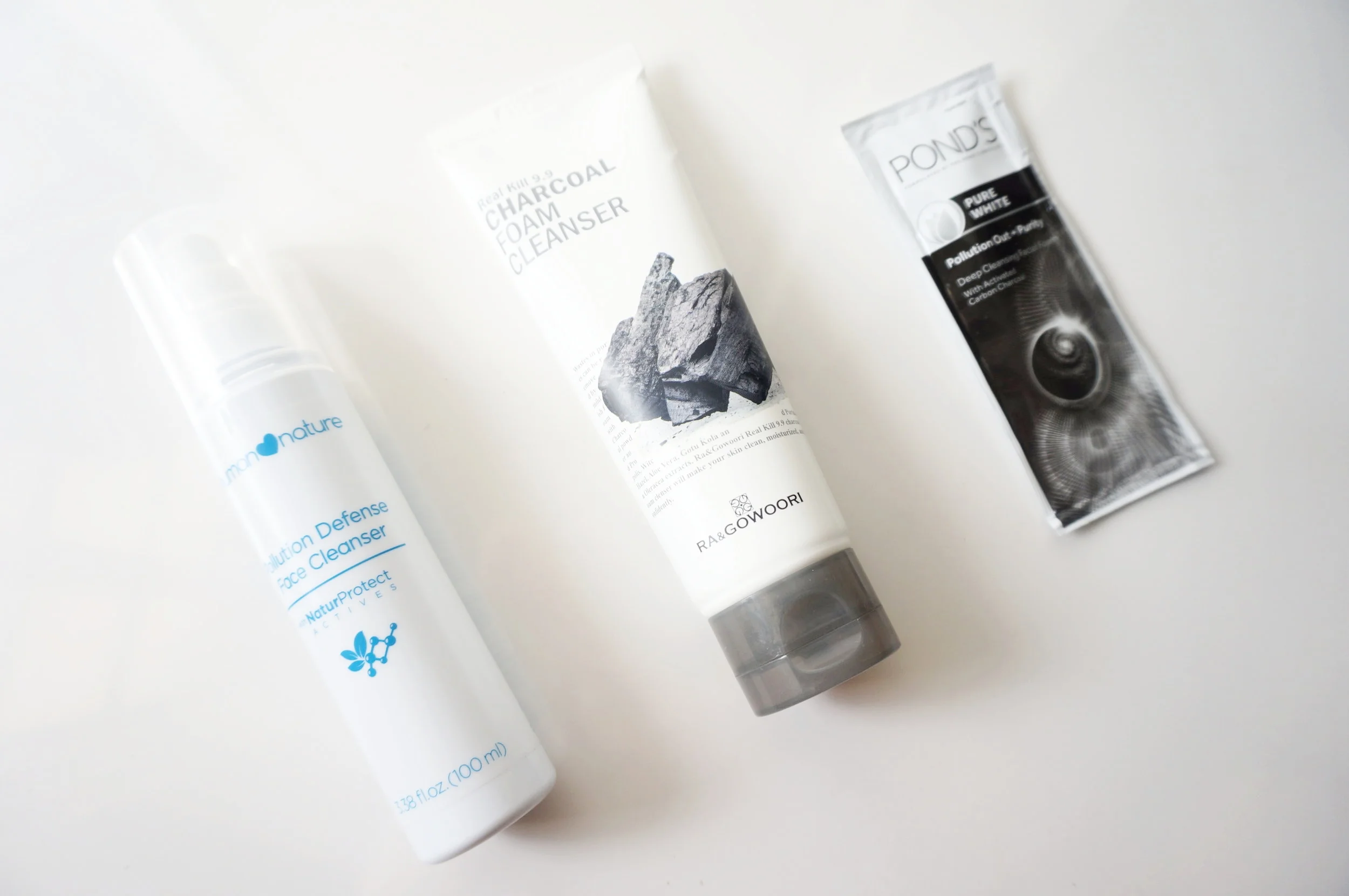 nature charcoal foam cleansing