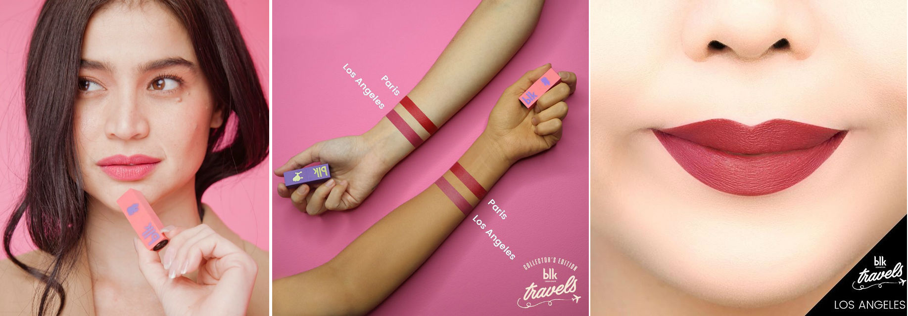 These are all swatches of Los Angeles, as displayed on blk’s site and social media