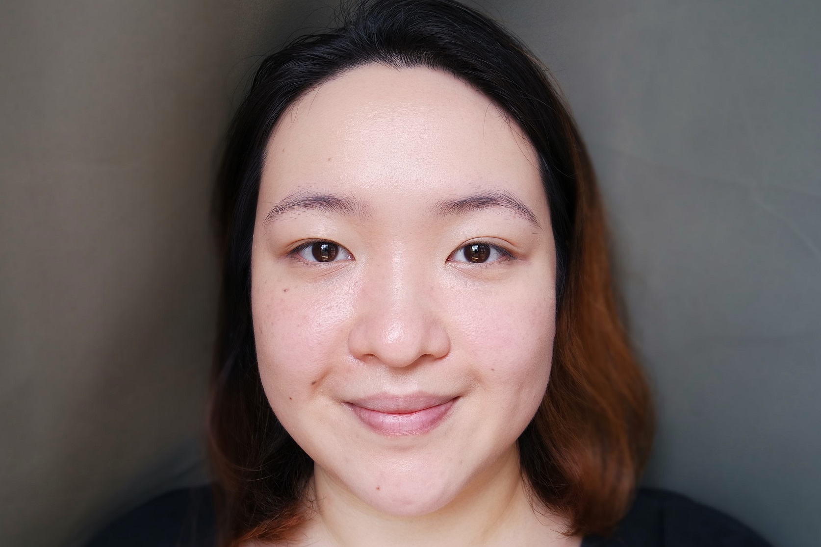 Foundation applied using Real Techniques sponge