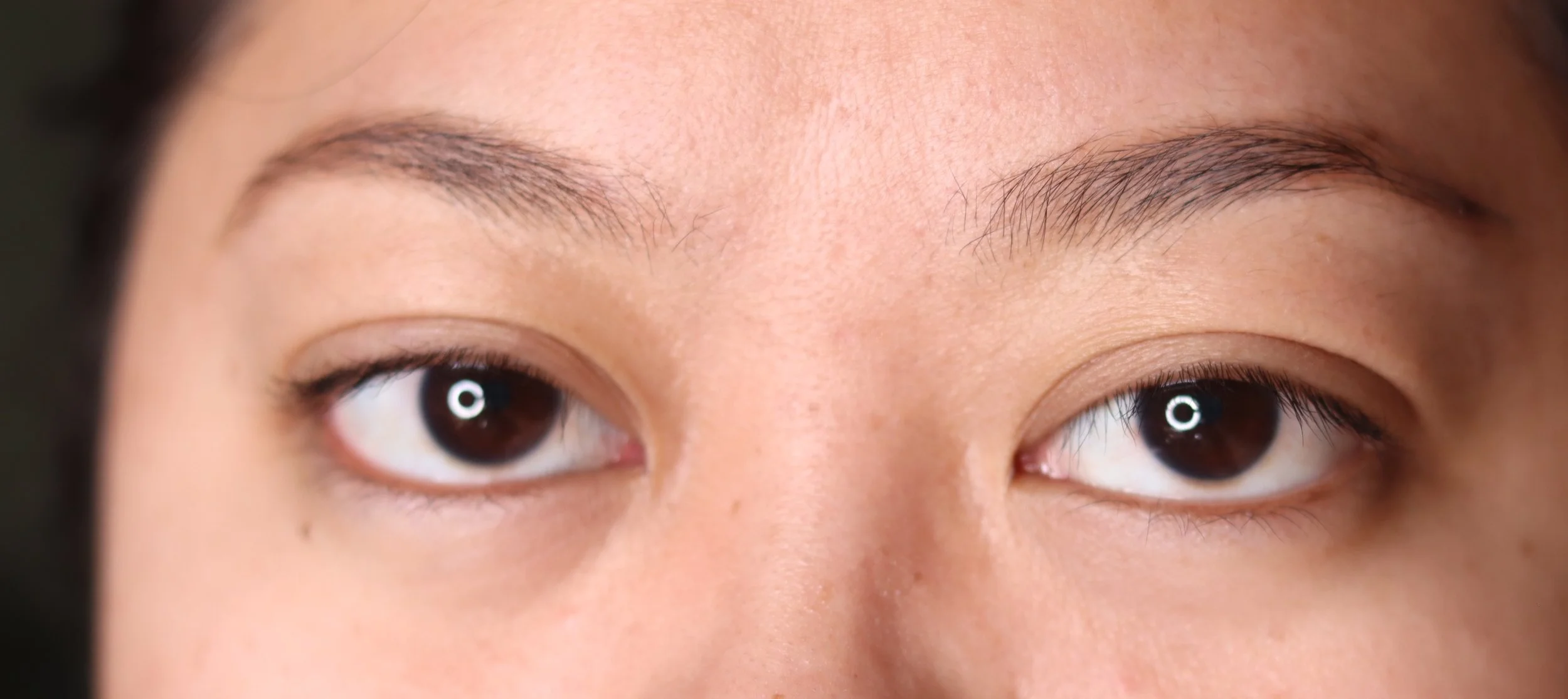 The K-Palette Lasting Eyebrow Tint Pen, after cleansing oil and facial wash