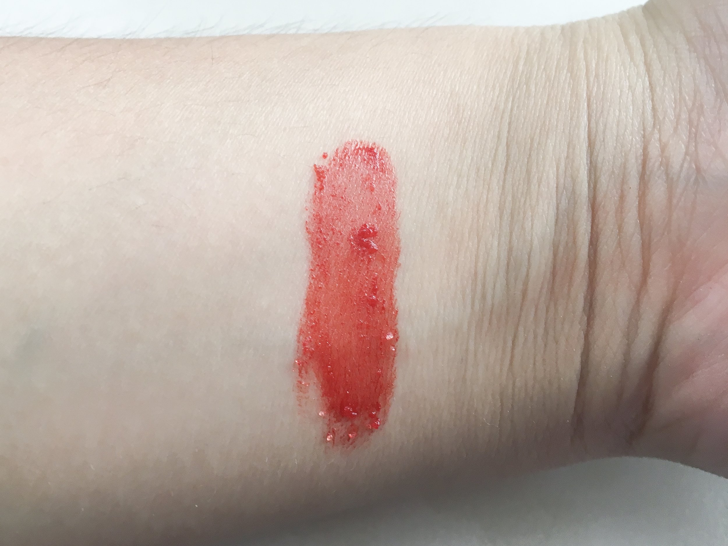 You can still see the sugar crystals! Pro tip: use as a lip scrub!