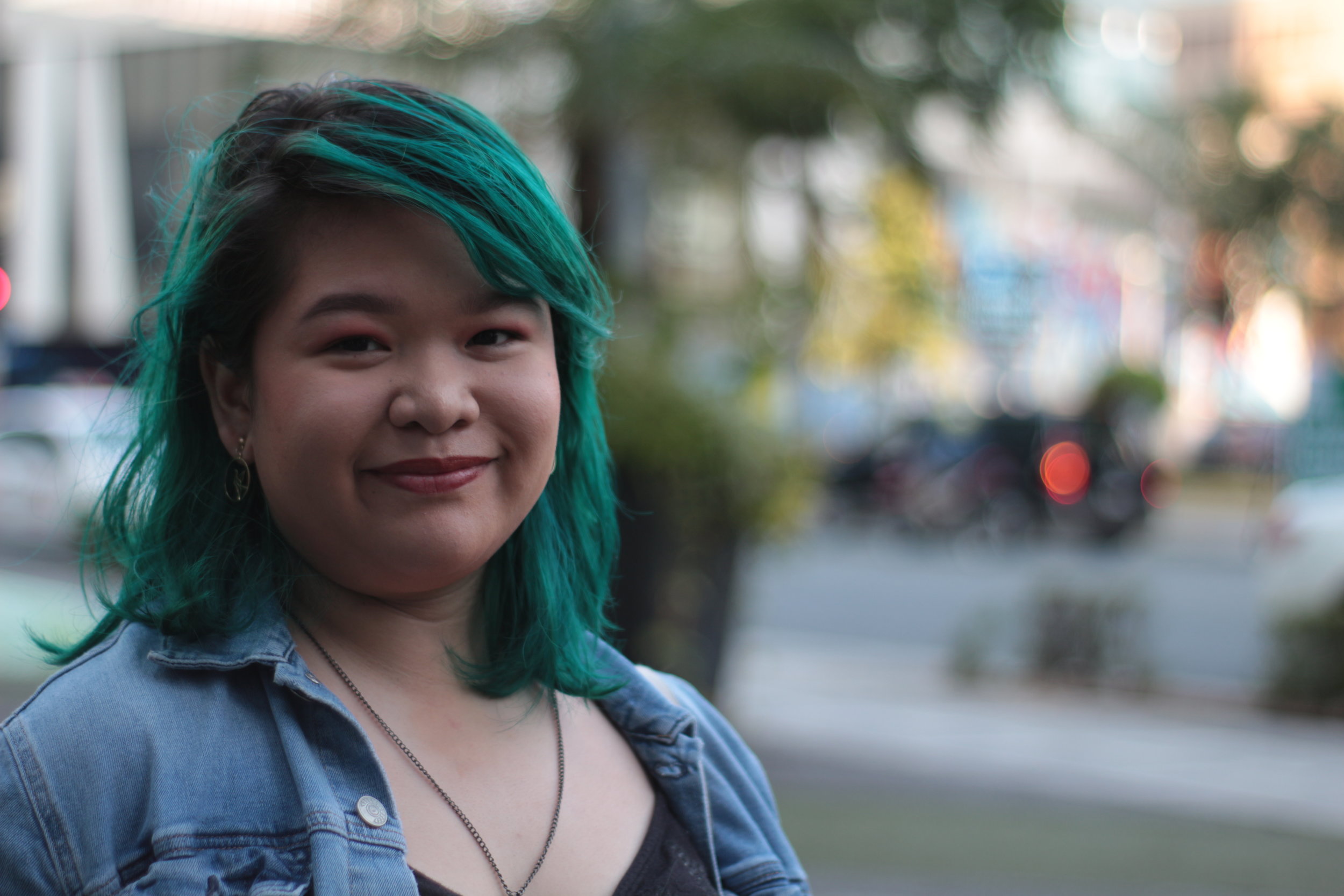 After one wash using Beauty & Planet: My hair looks a lot more green than when I started