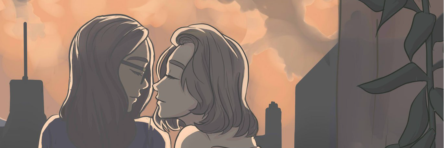 This illustration is a gift from Bela’s significant other in commemoration of a relationship milestone. (Art by @NovusArtCosplay )