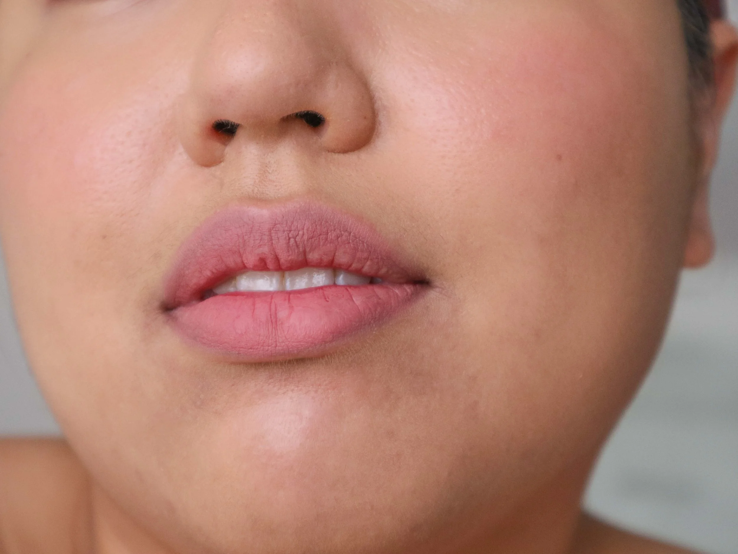 Lip Cheat looks matte and powdery but feels lightweight