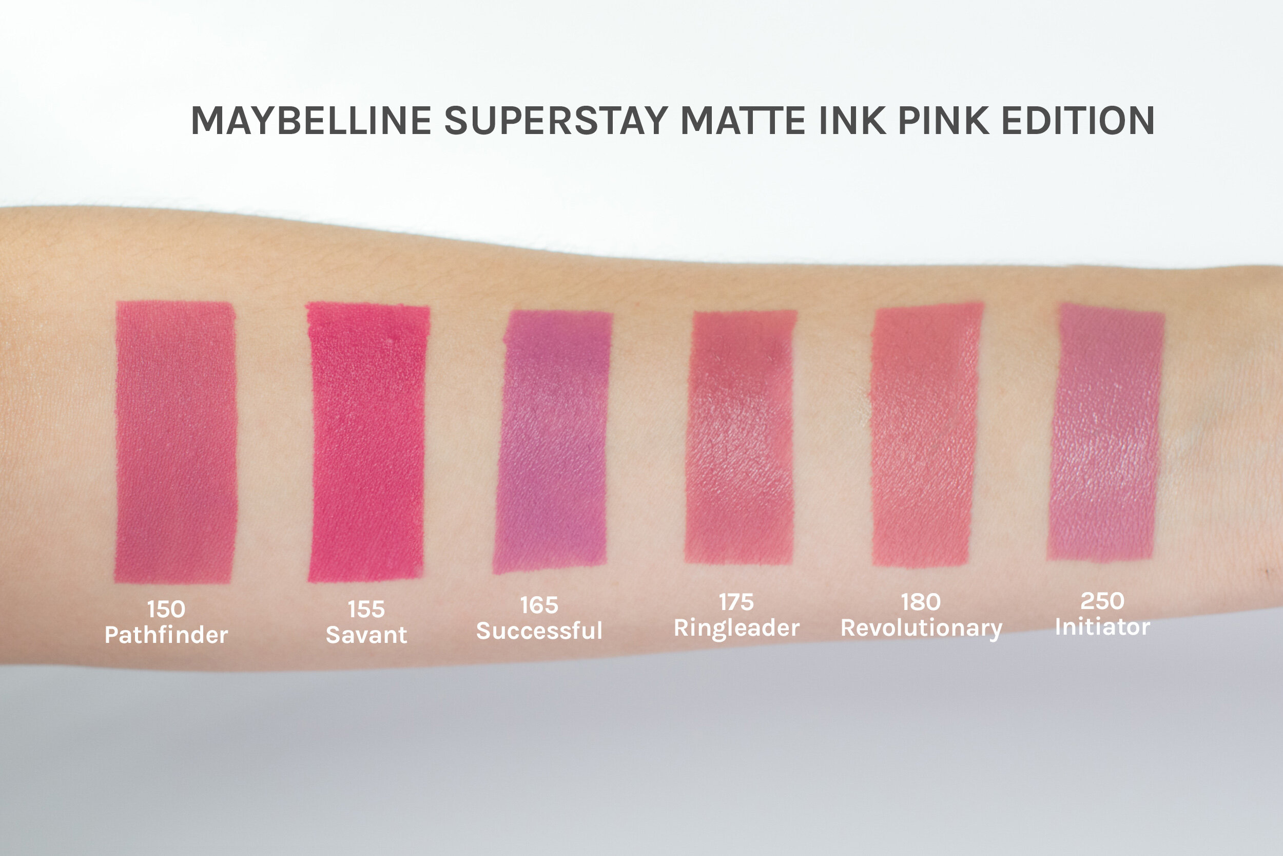 Effectiviteit lade huid Maybelline's Superstay Matte Ink Pink Edition: Fun, wearable pinks in a  rock solid formula — Project Vanity