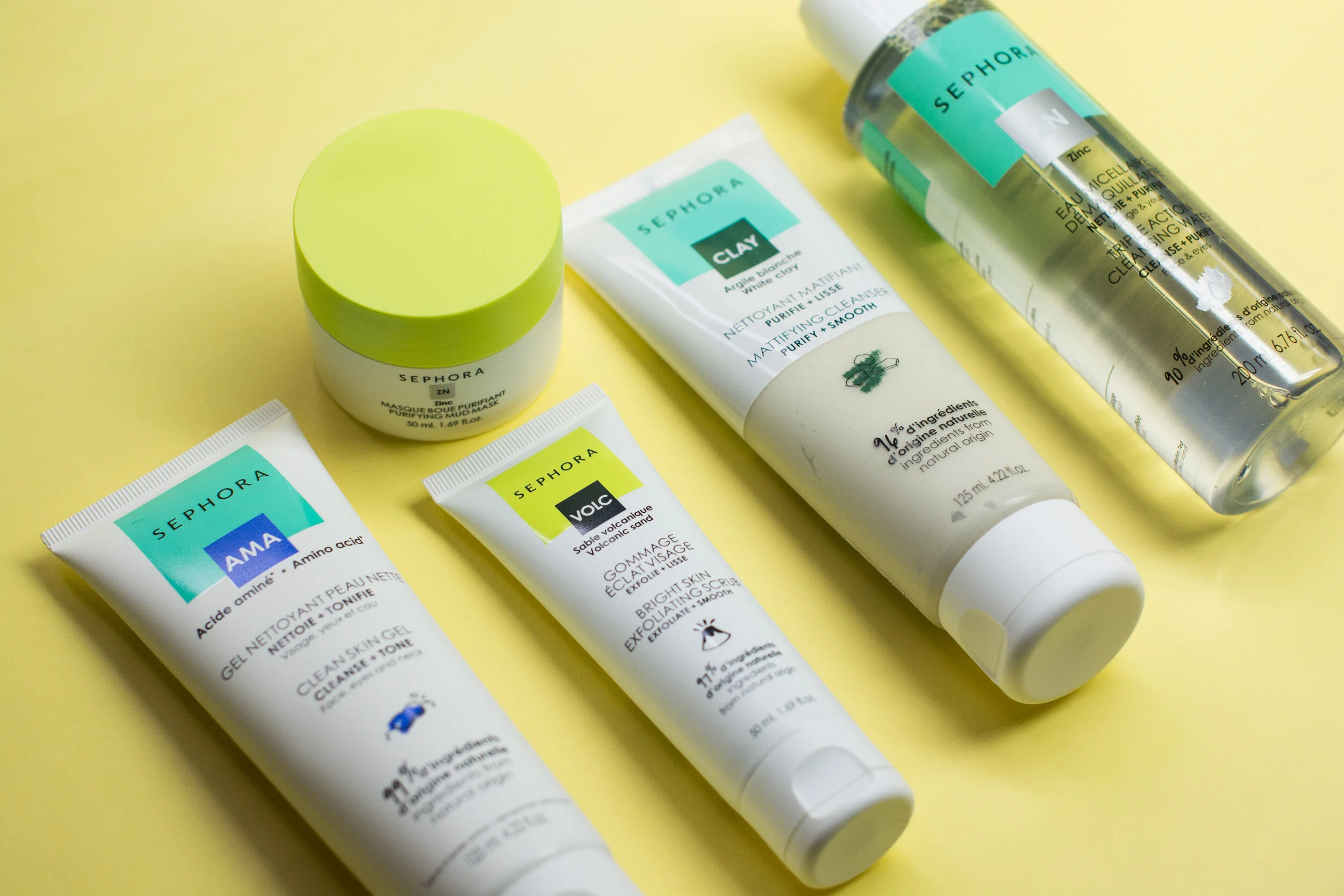 My first impressions on Sephora brand cleansers (facial washes