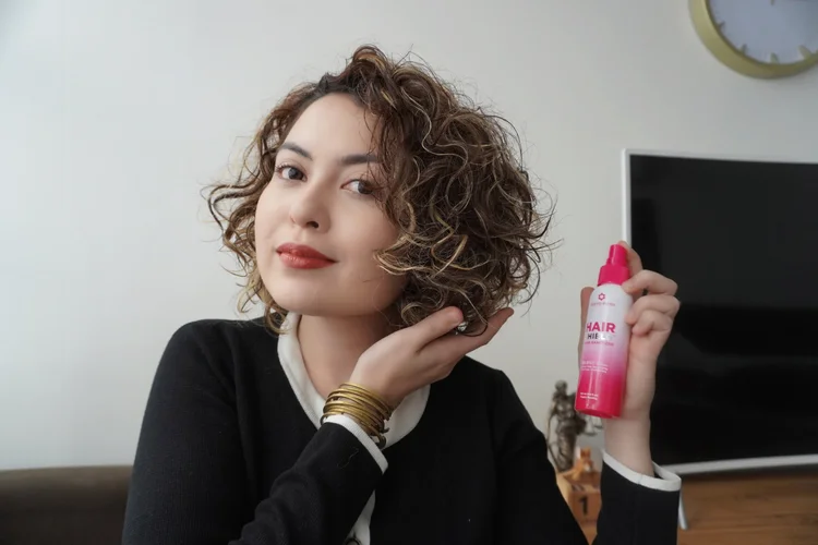 Lubricant for styling? We tried this weird hack for curly hair  Project  Vanity