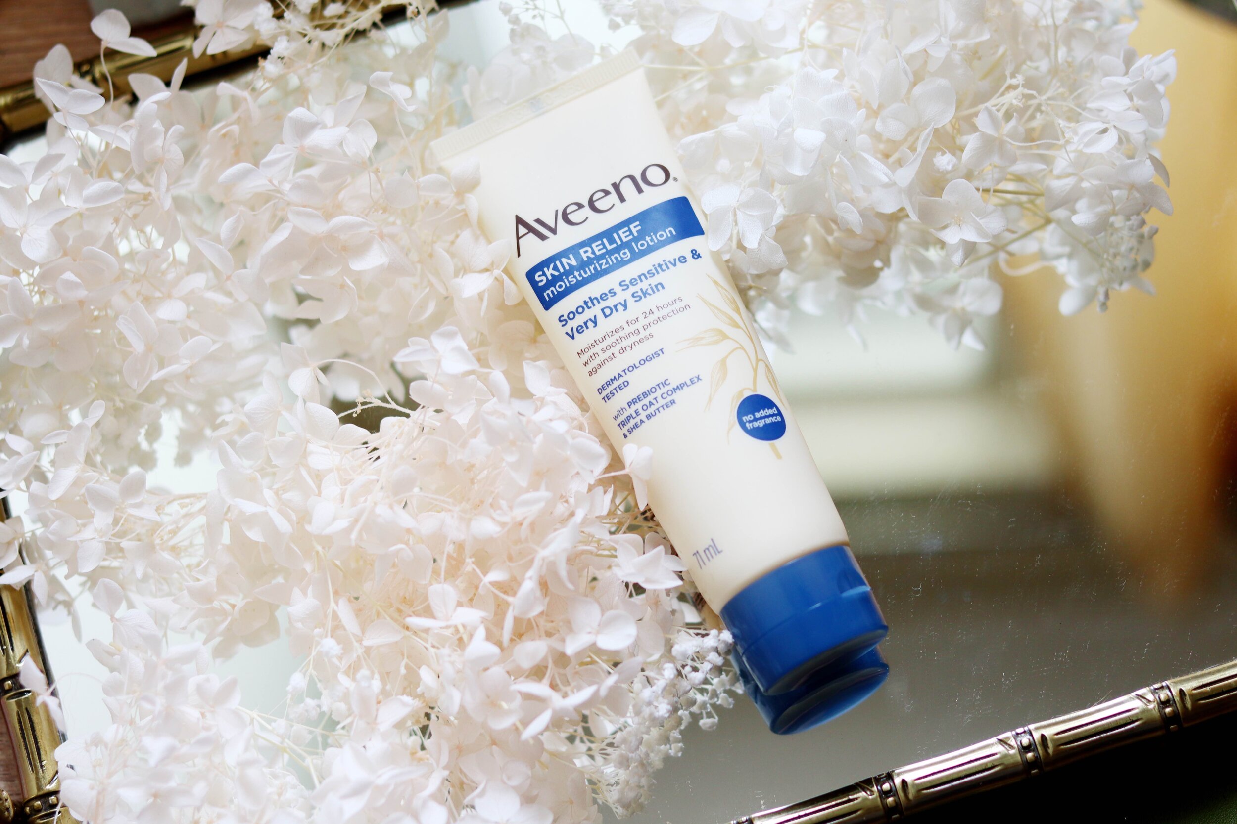 Aveeno Stress Relief Moisturizing Body and Hand Lotion with