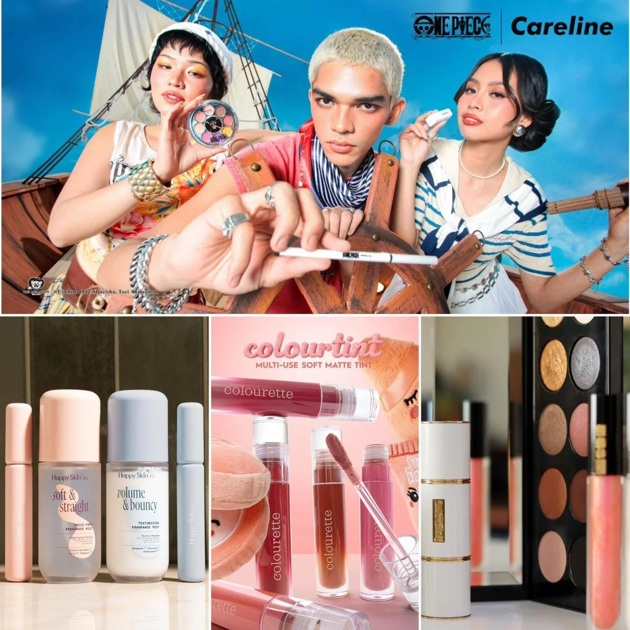 Beauty Roundup: One Piece x Careline, Happy Skin Hair Essentials, Colourette Colourtint Comeback, and Pat McGrath Labs Bankruptcy