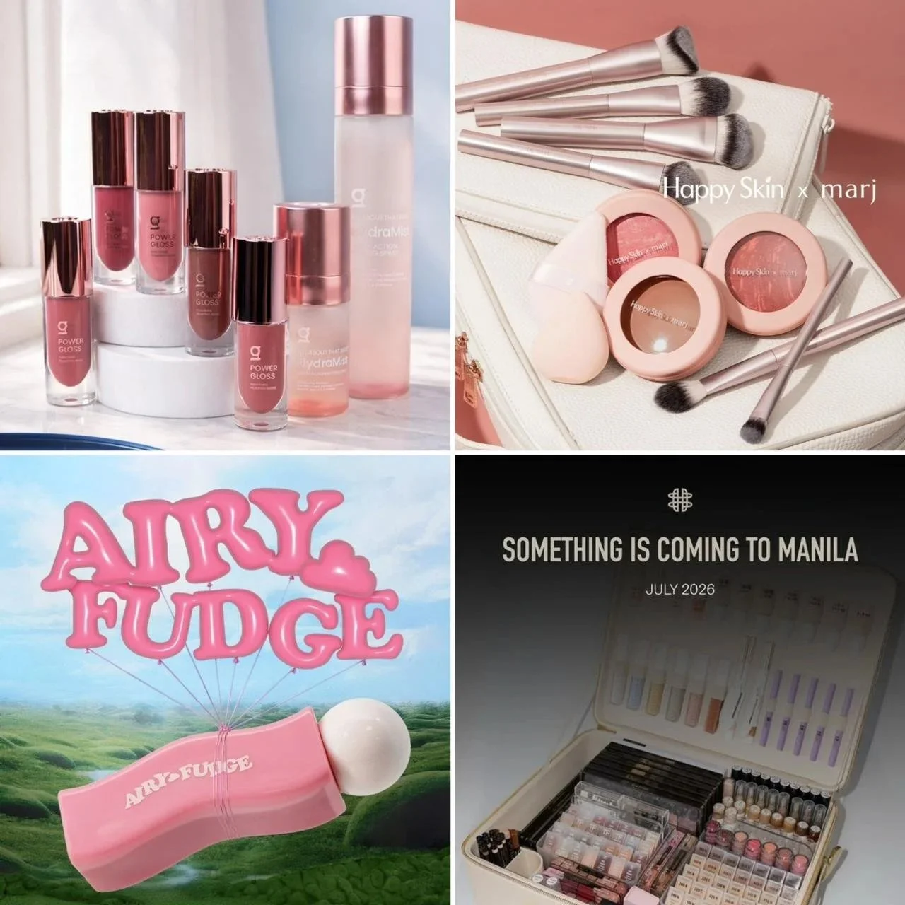 Beauty Roundup: GRWM Summer Collection, Happy Skin x Marj, EB Airy Fudge Lip Tint, Depot Chopra in Manila