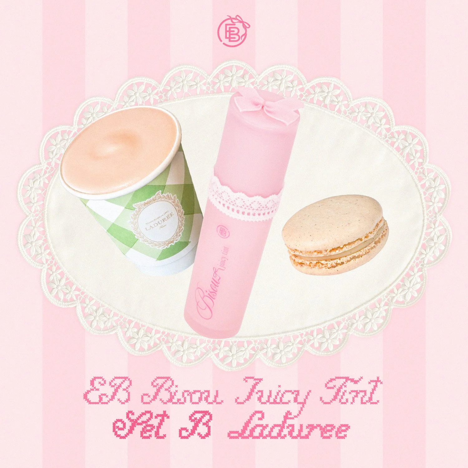 Ever Bilena is turning Ladurée BGC pink for EB Coquette, and Bea Borres is kicking things off on TikTok Live