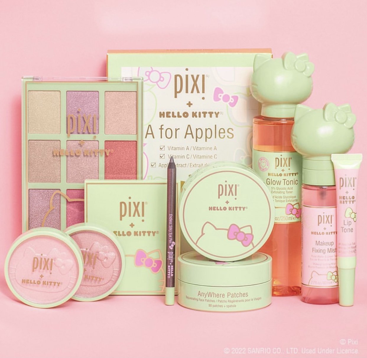 Pixi X Hello Kitty Bow Meets Glow Skincare Set