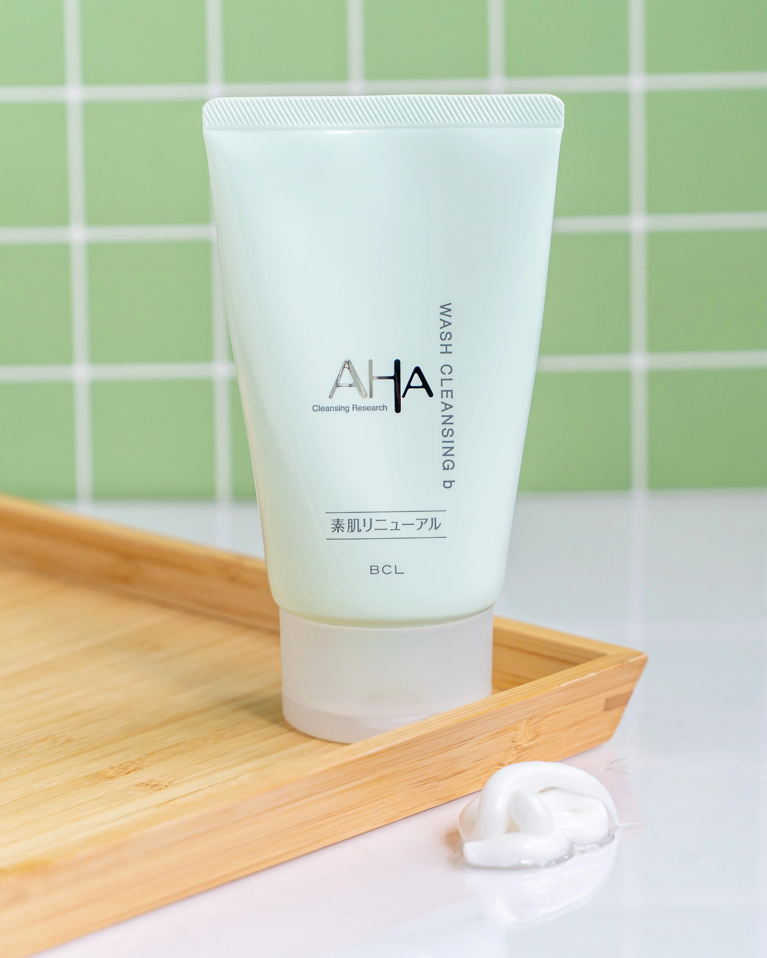 Review The AHA Cleansing Research Wash is a makeup remover, facial wash, and exfoliant all in