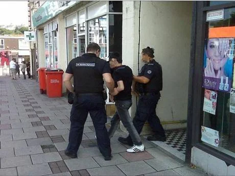 Images of arrests tweeted @ukhomeoffice
