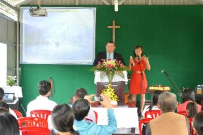 Preaching at Sunday Worship